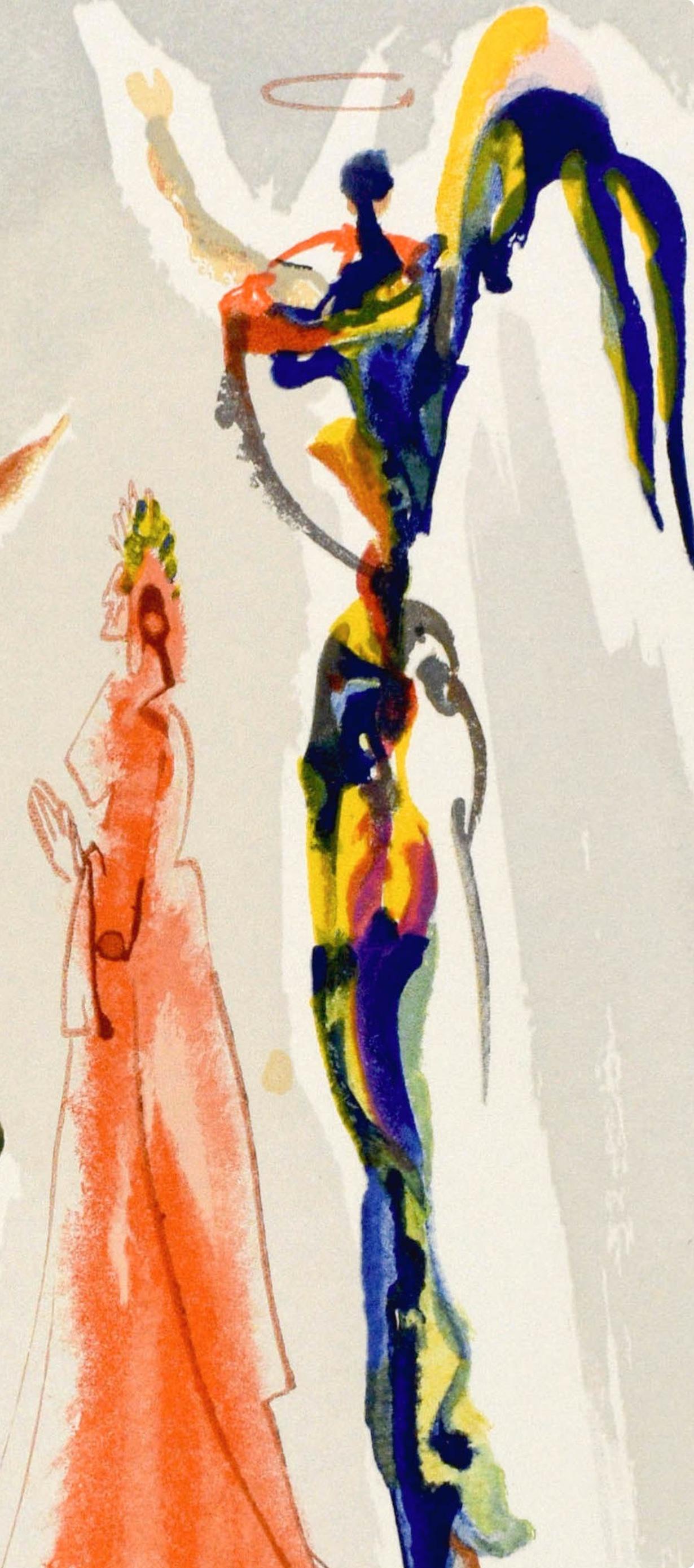 Paradiso, Canto XXVII (Campo 189-200; M/L. 1039-1138), La Divina Commedia - Landscape Print Beige di Salvador Dalí
