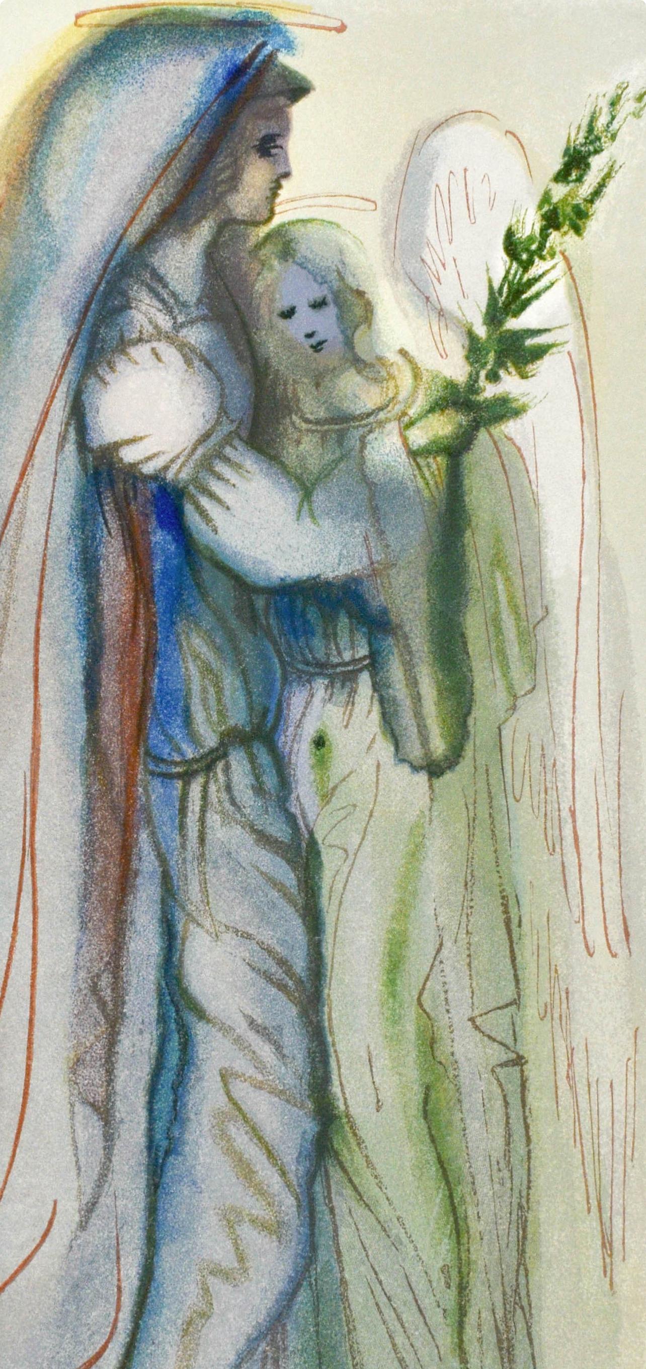 Paradiso, Canto XXXII (Field 189-200; M/L. 1039-1138), La Divina Commedia - Print by Salvador Dalí