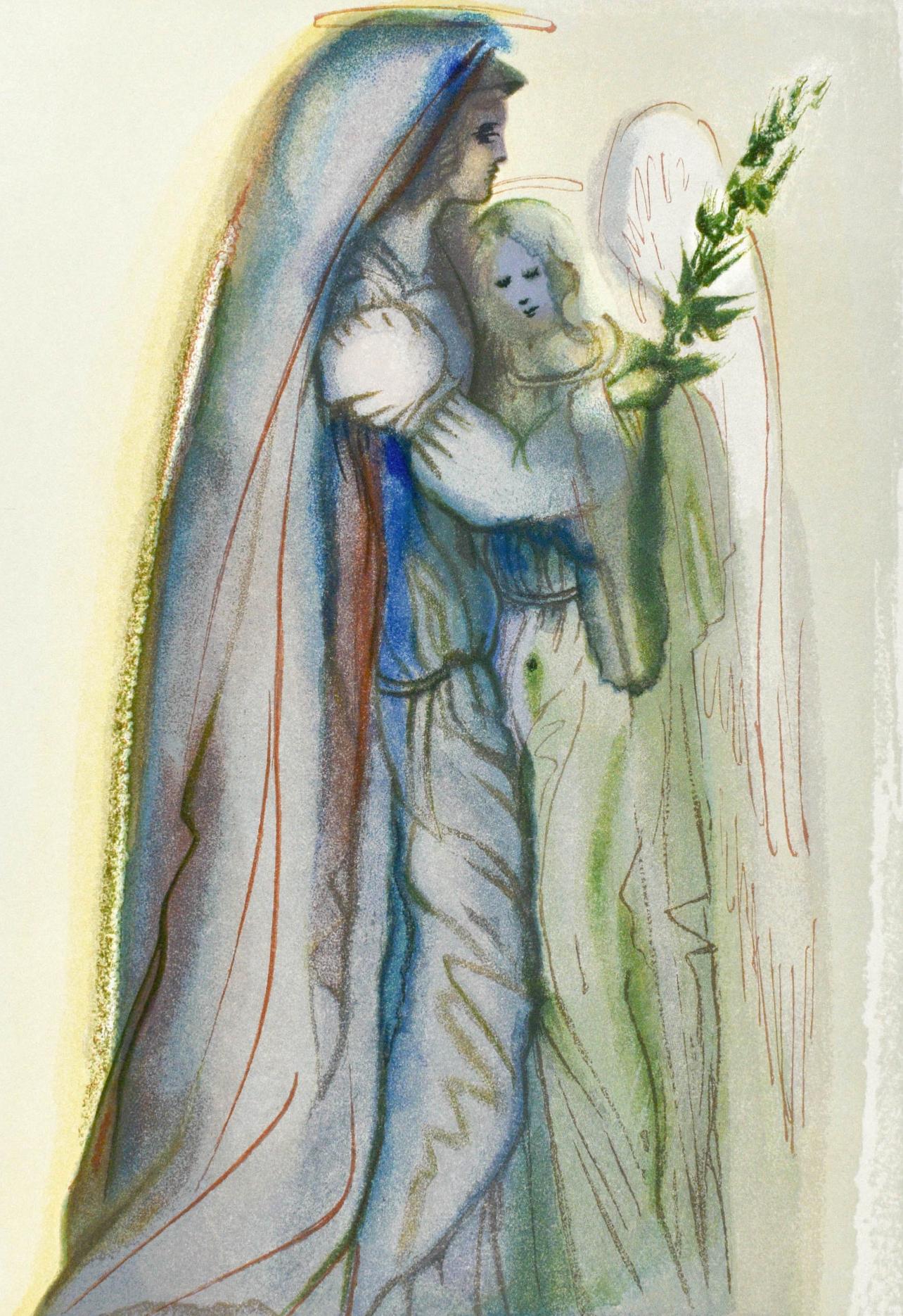 Salvador Dalí Figurative Print - Paradiso, Canto XXXII (Field 189-200; M/L. 1039-1138), La Divina Commedia