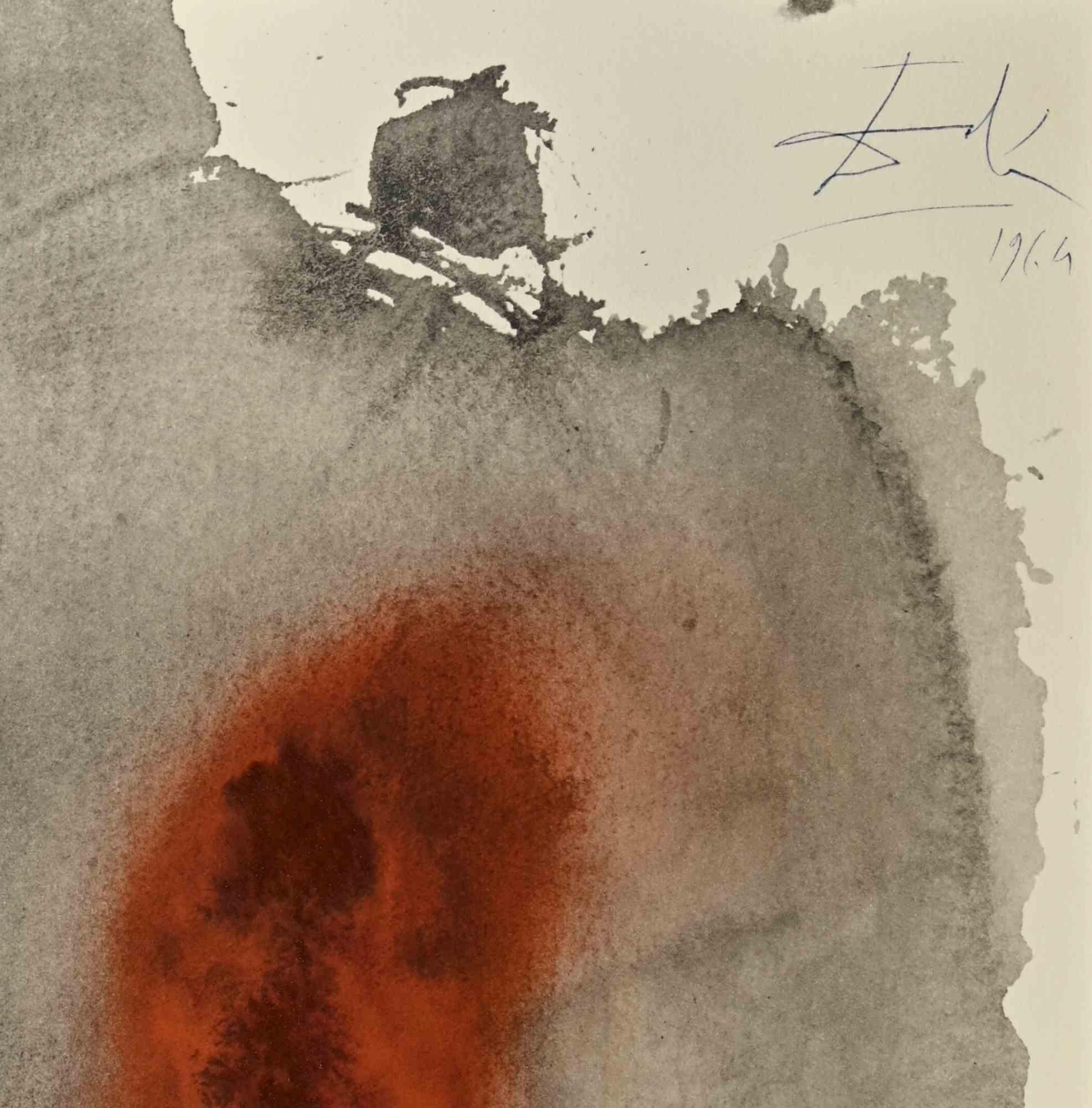 Passion - Lithographie - 1964 - Print de Salvador Dalí