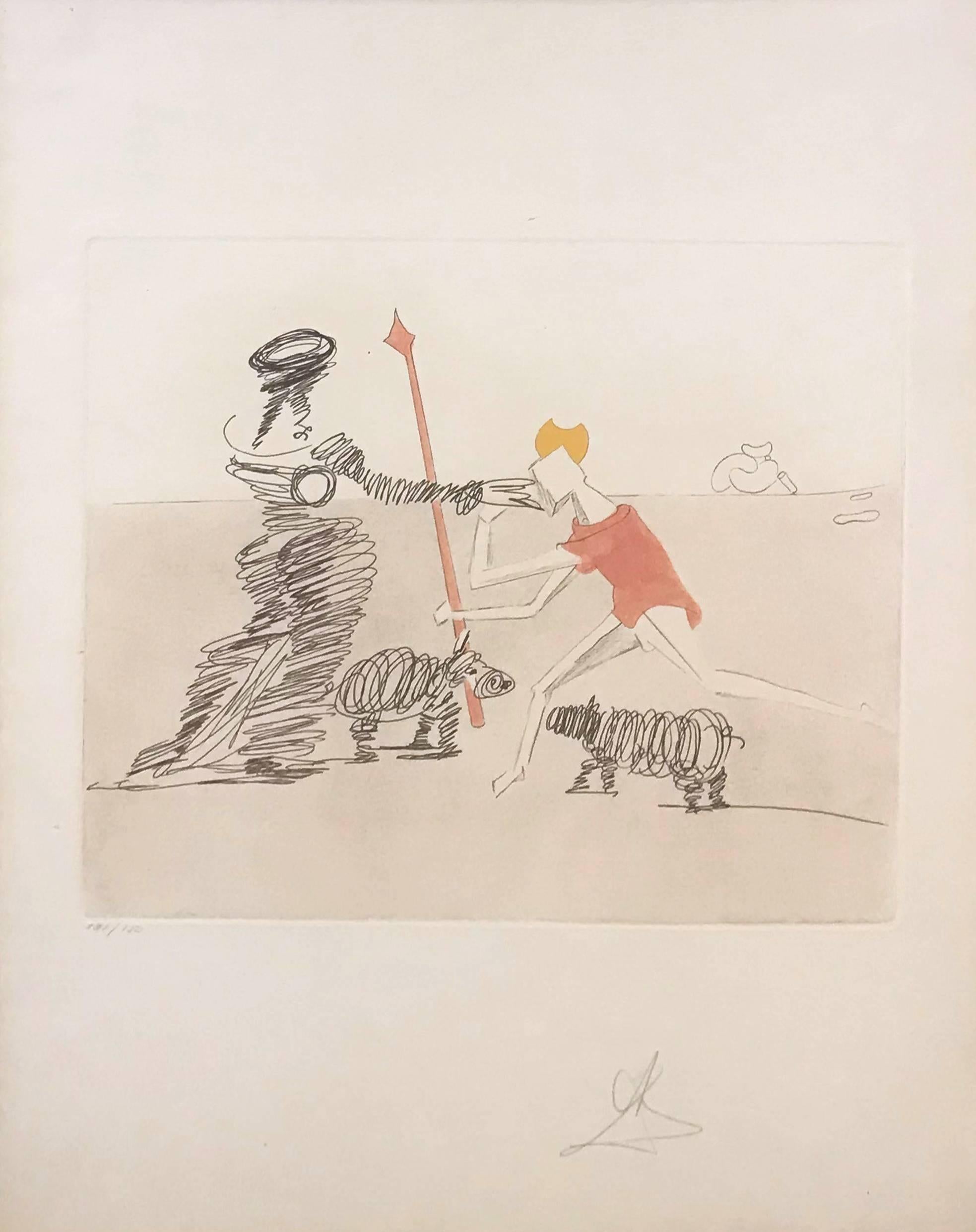 PASTORALE - Print by Salvador Dalí