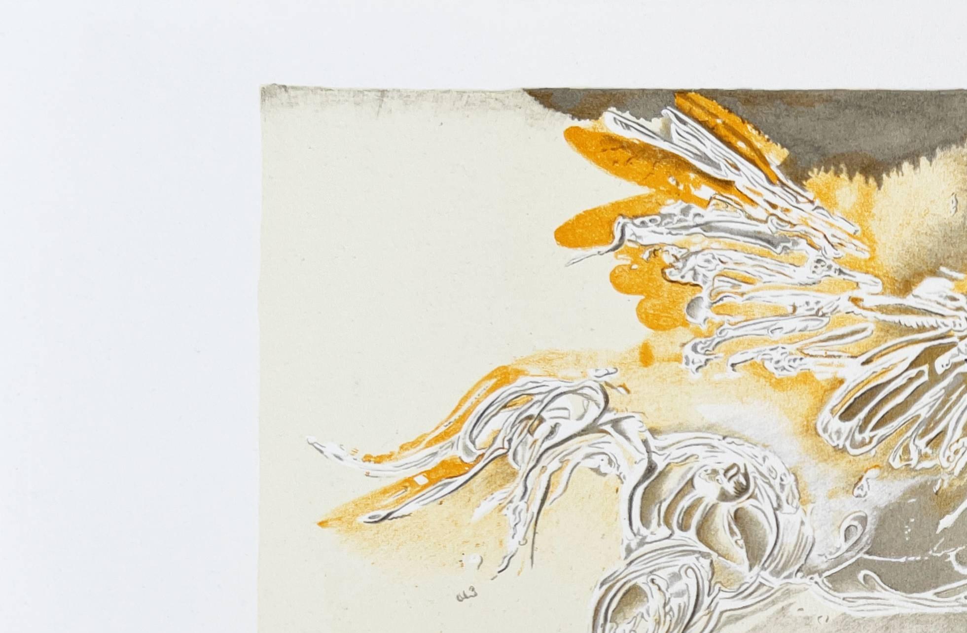 Salvador Dali (1904-1989) (after) - Pegase

Lithograph from 1983.

Dimensions of work: 56.5 x 36.5 cm

Publisher: Georges Israel, Paris.

The work is in Excellent condition.

Fast and secure shipment.