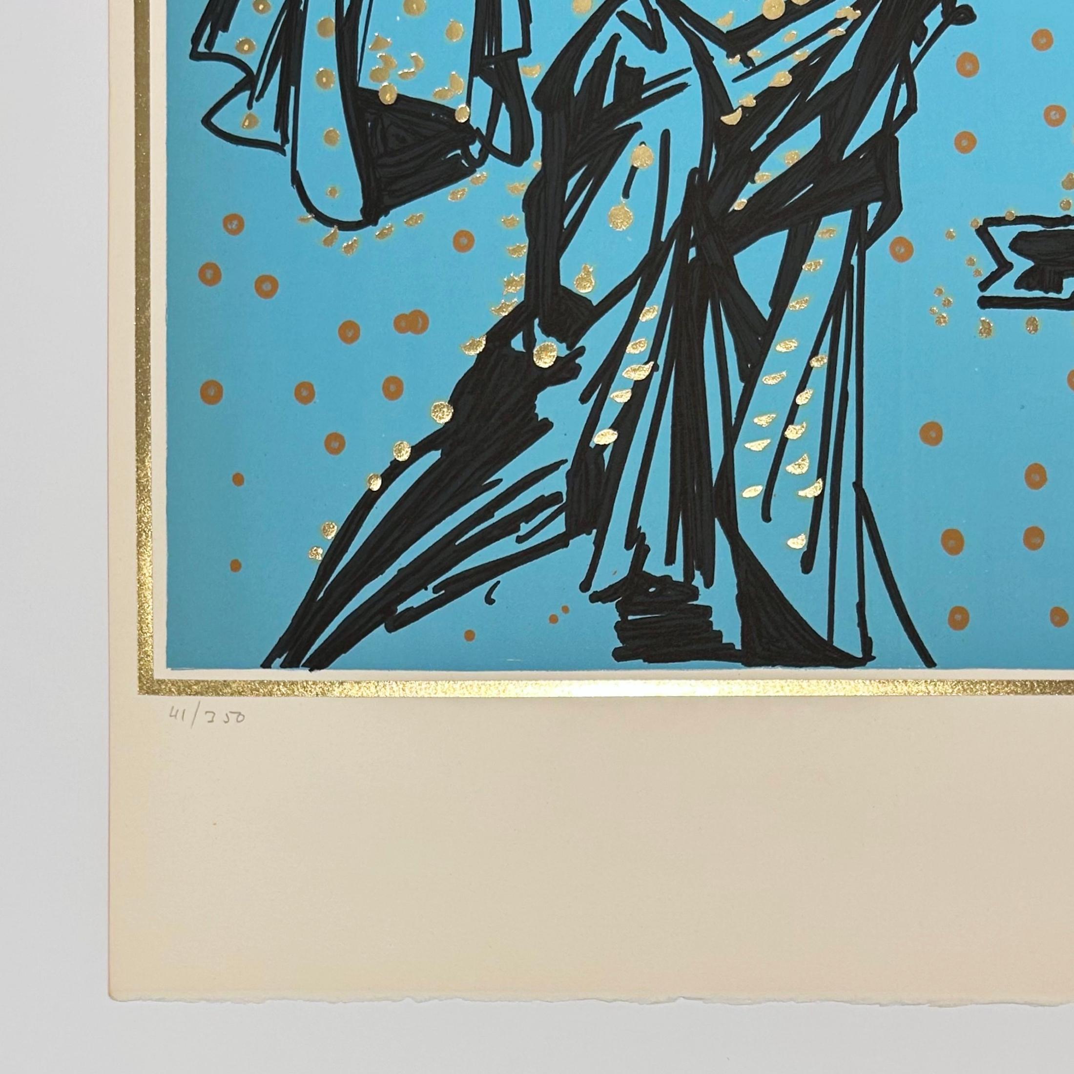 Artist: Salvador Dali
Title: Peter (Keeper of the Keys)
Portfolio: 1972 The Twelve Apostles (Knights of the Round Table)
Medium: Lithograph
Year: 1972
Edition: 41/350
Frame Size: 29 7/8