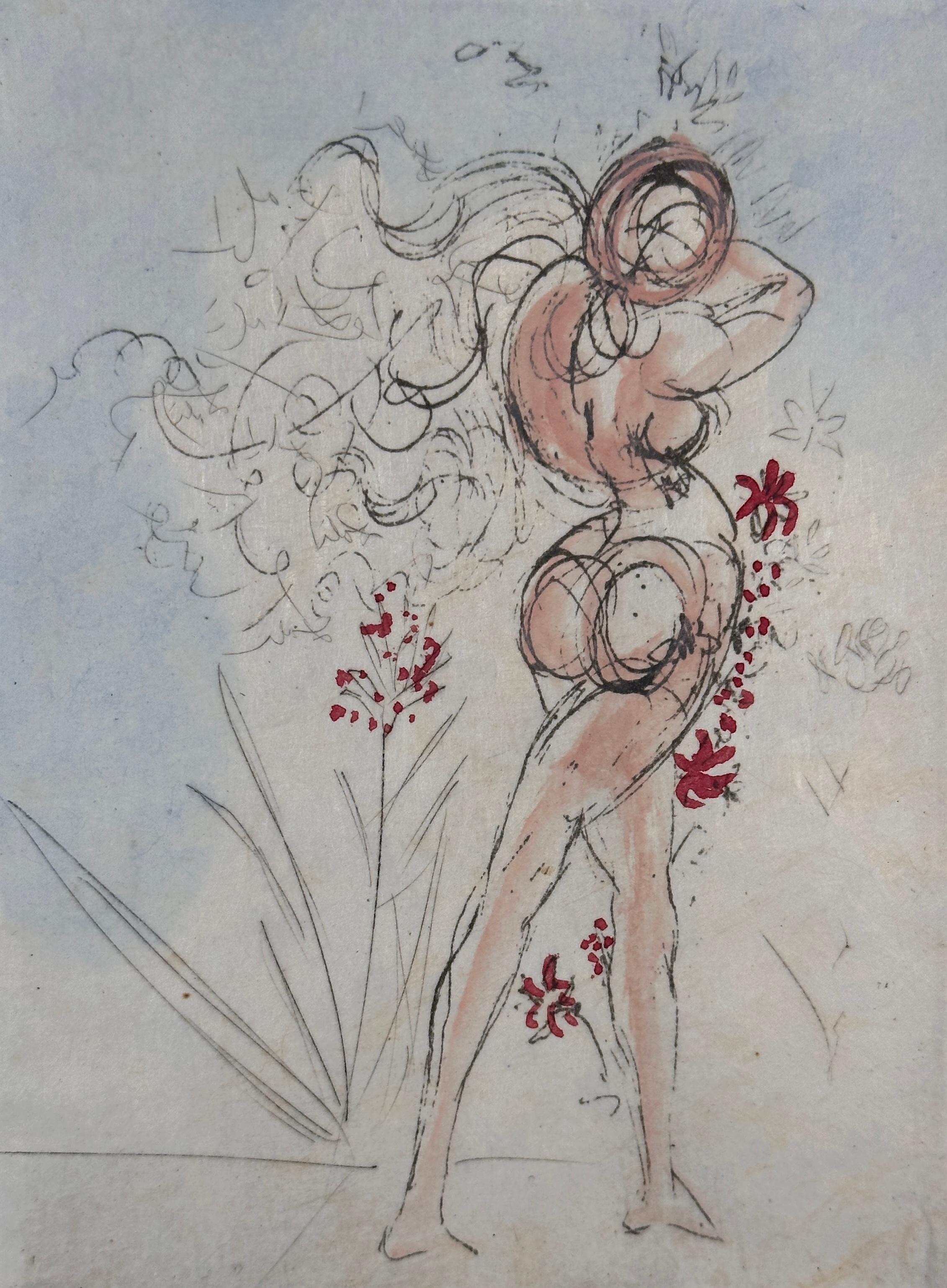 Petite Nus (From Apollinaire) J - Surrealist Print by Salvador Dalí