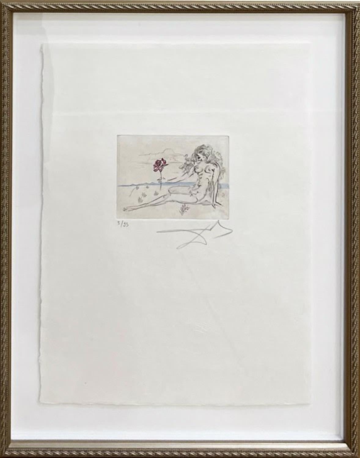 Salvador Dalí Figurative Print - Petits Nus Apollinaire 5