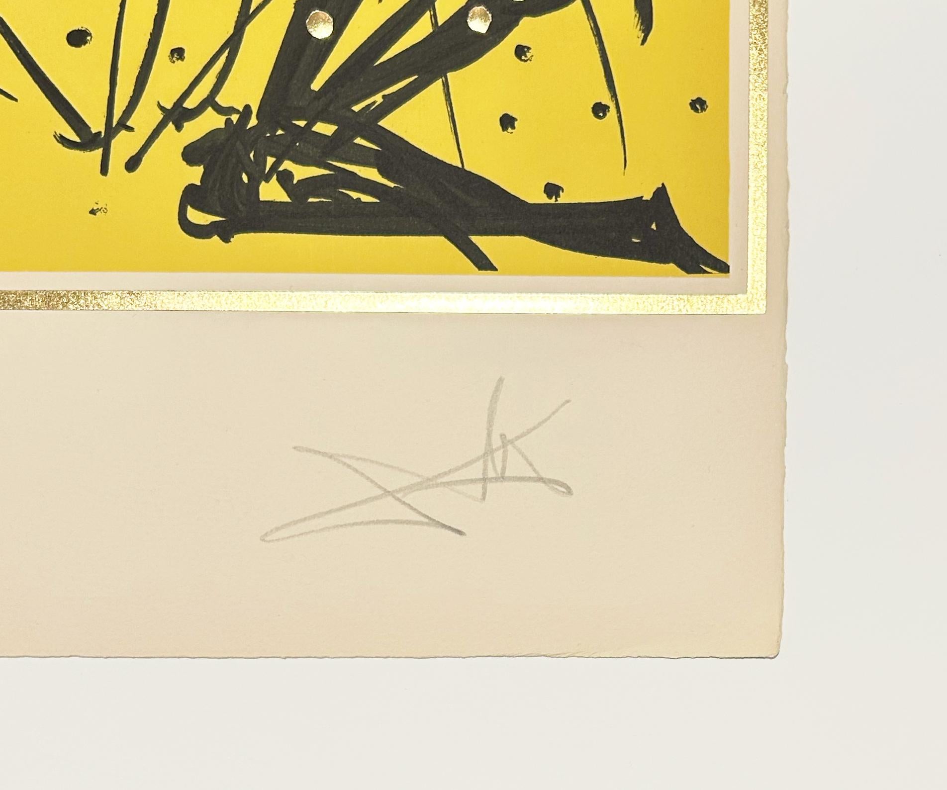 Philip (Knighting of Sir Galahad) - Surrealist Print by Salvador Dalí