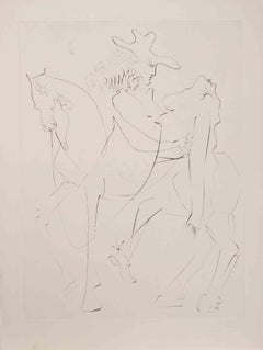 Picassos Pferd – Radierung – 1968