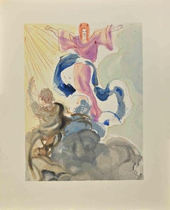 "Piccarda Donati"- "The Divine Comedy" - Woodcut attr. to Salvador Dali- 1963