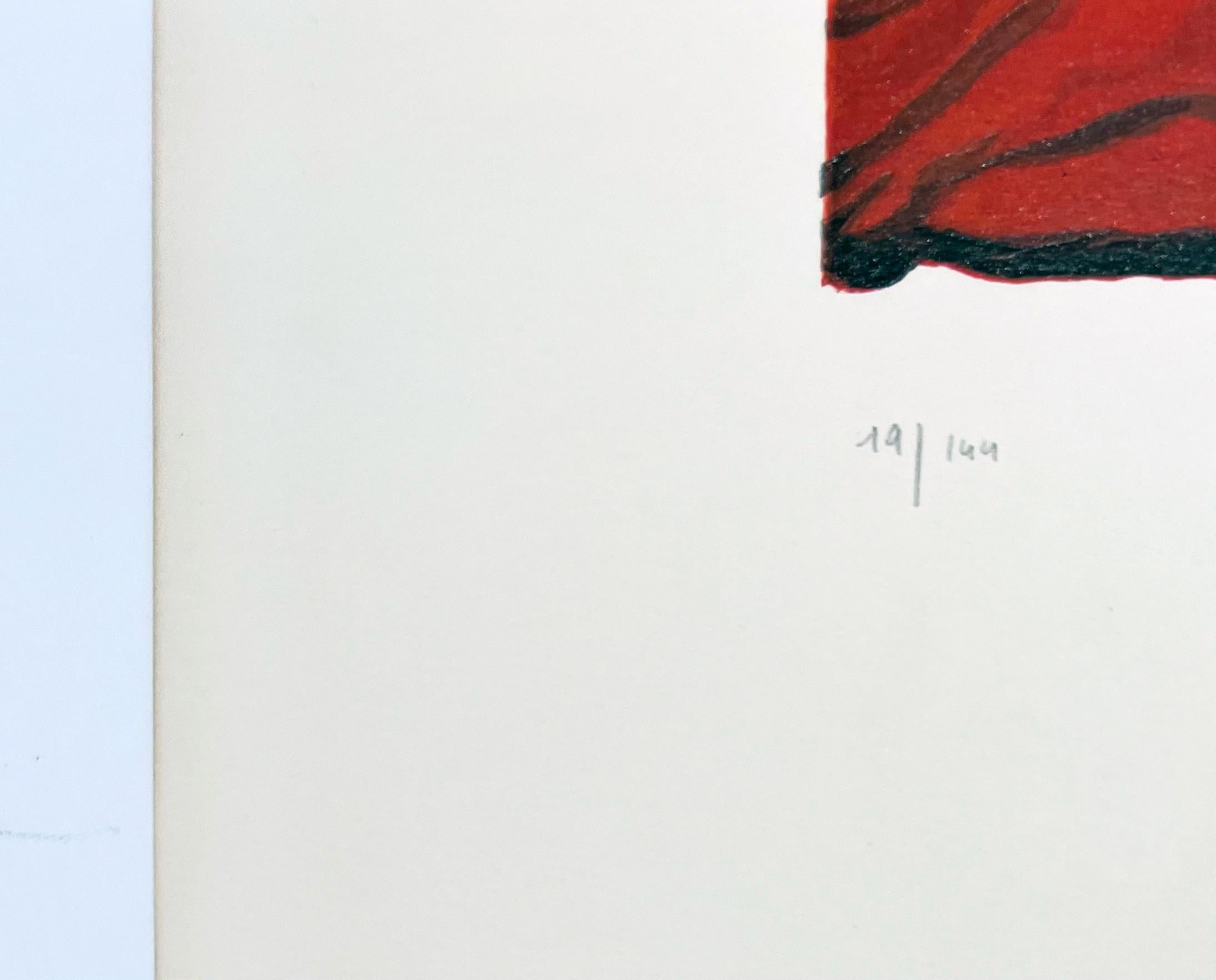 Pilade aimait Hermioné, from L'art d'aimer - Surrealist Print by Salvador Dalí
