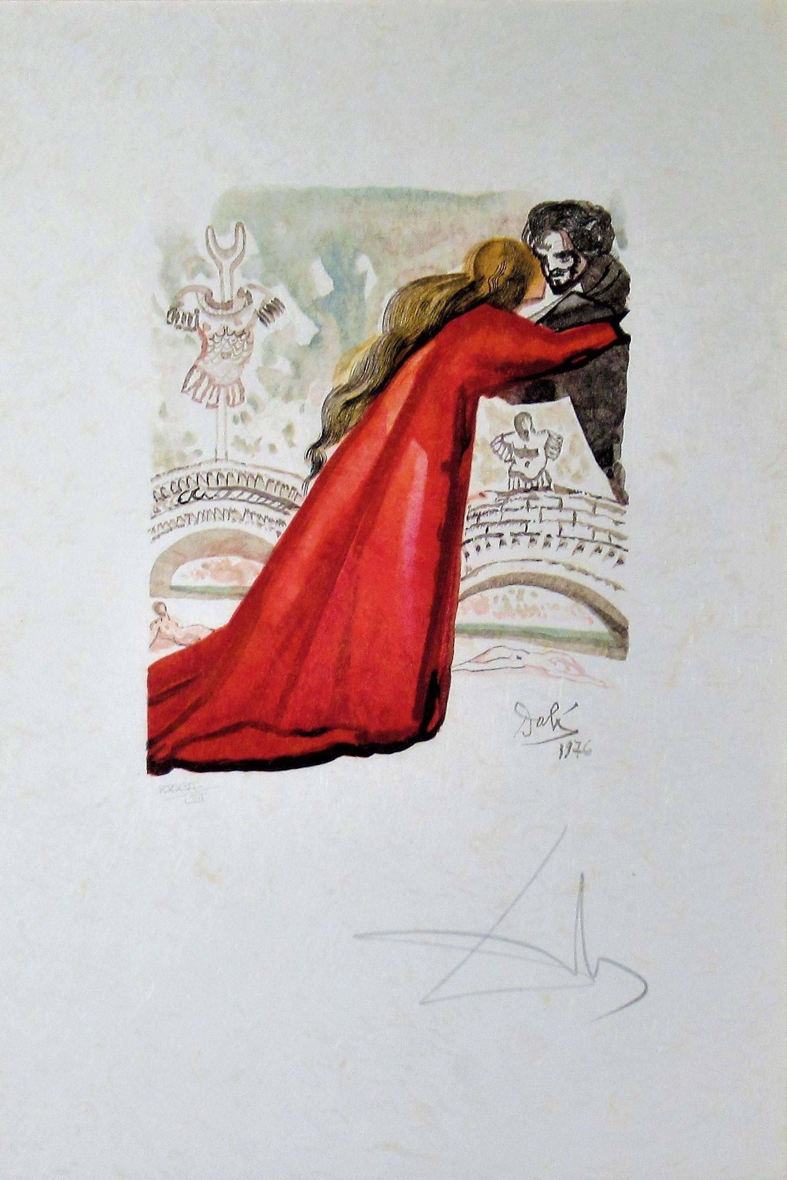 „Pilate Aimait Hermione“ aus der Serie „l'Art d'Aimer d'Ovide“ – Print von Salvador Dalí