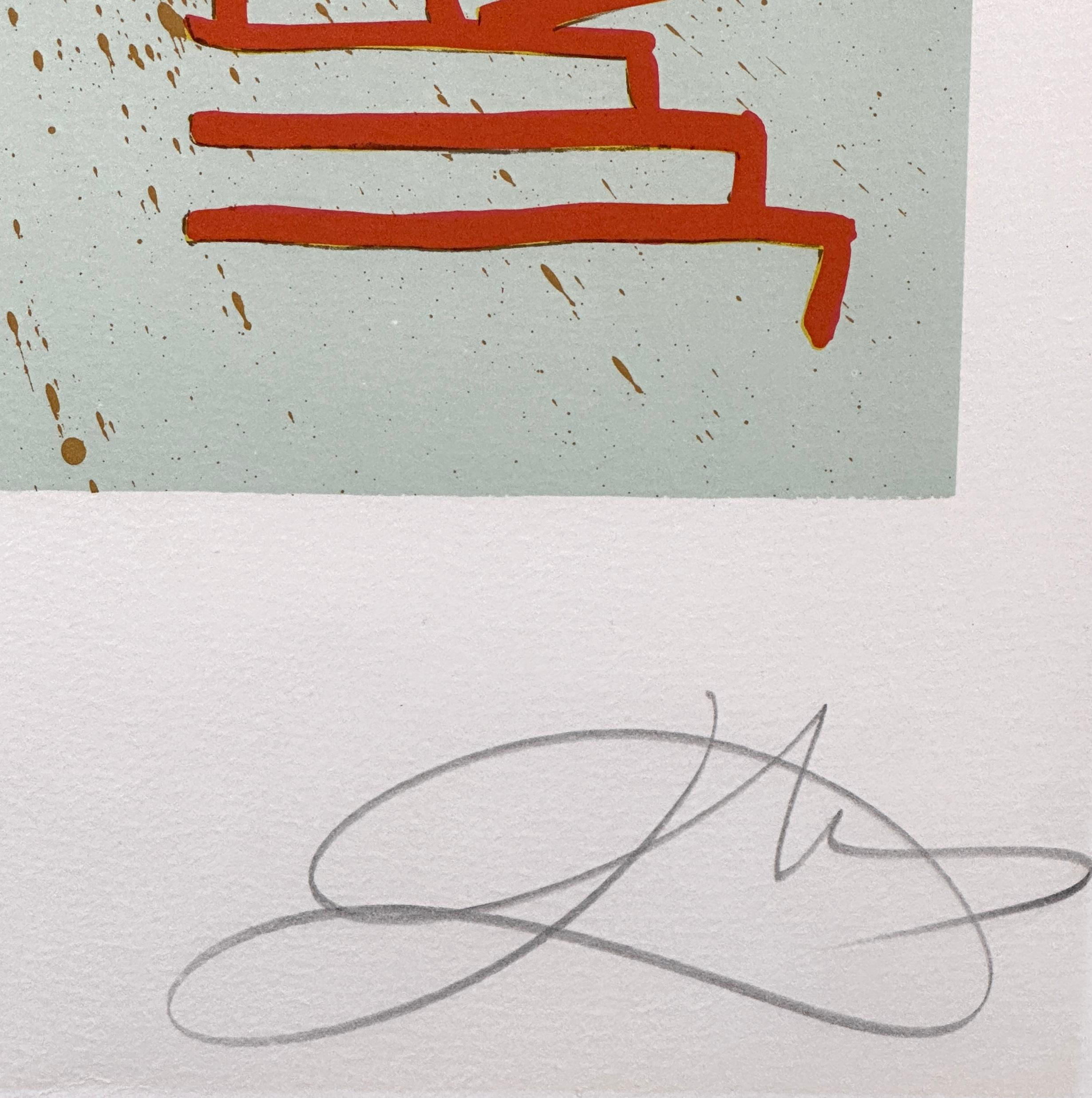 Pilgrim's Jo0urney - Surrealist Print by Salvador Dalí