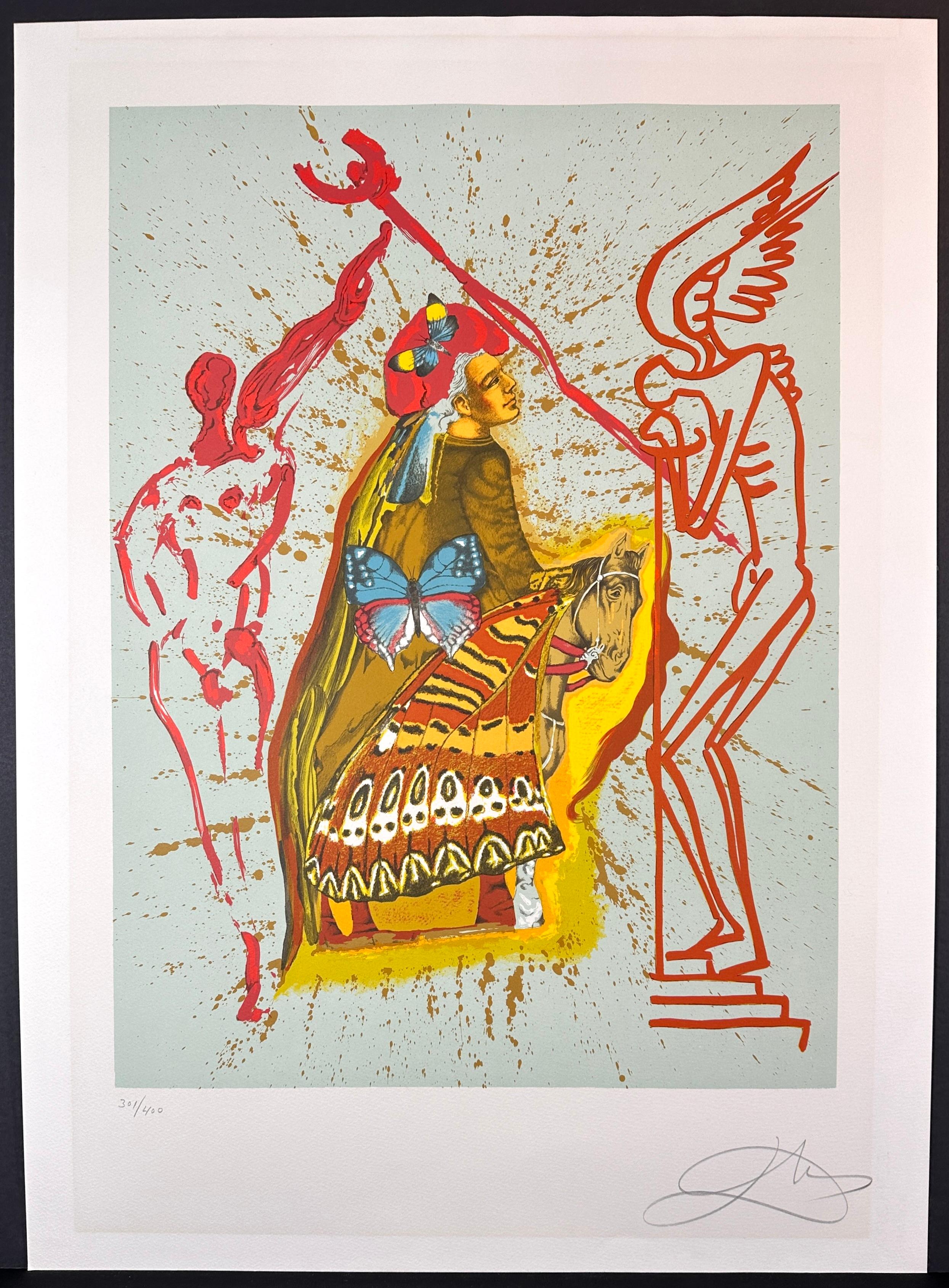 Salvador Dalí Figurative Print - Pilgrim
s Jo0urney