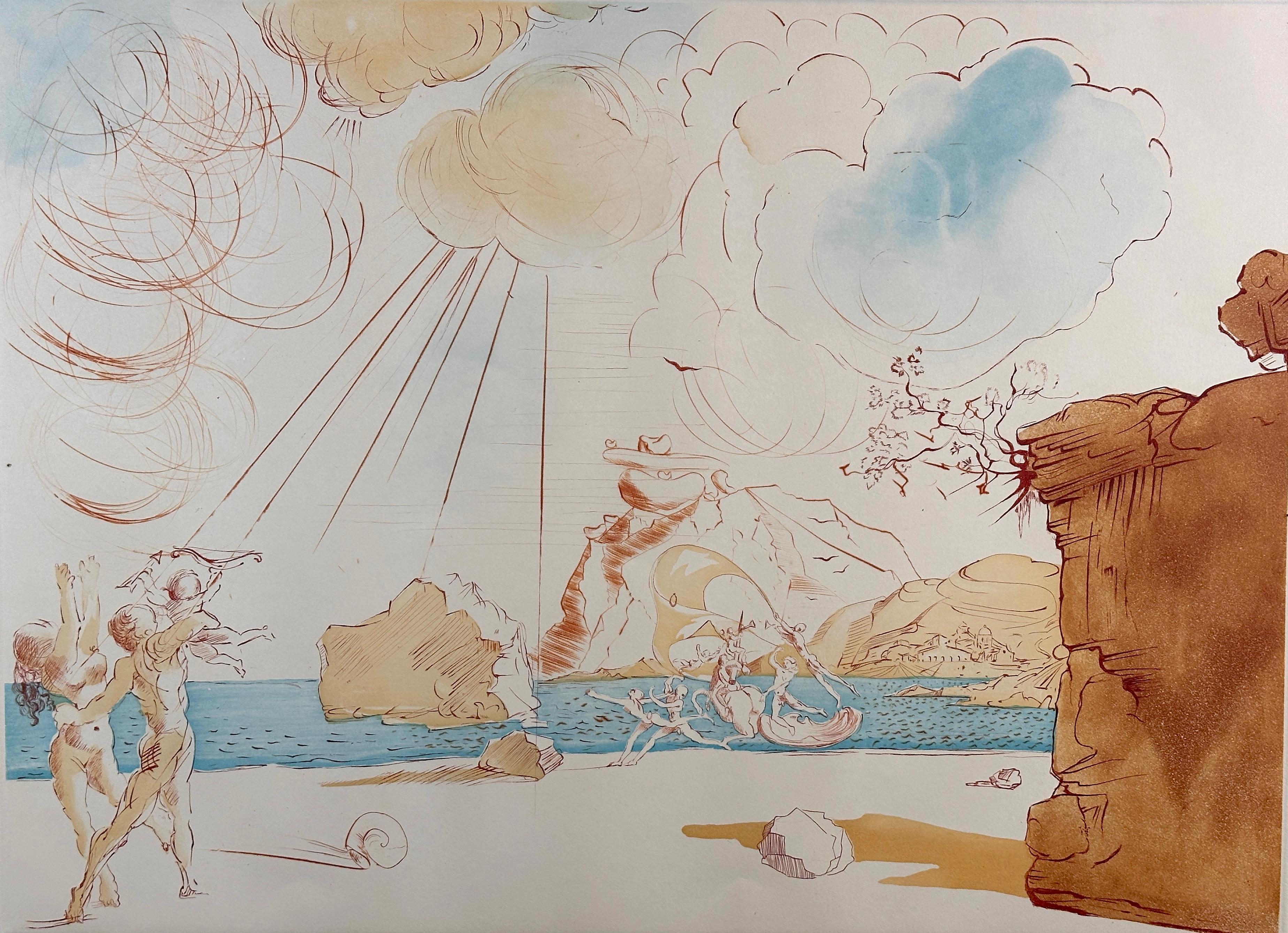 Playa de Cadaqués - Print de Salvador Dalí