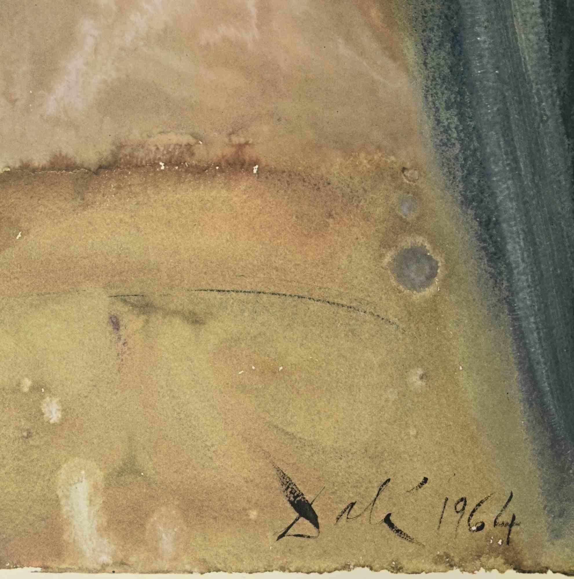 Plange, Virgo, Accinta Sacco - Lithograph - 1964 - Print by Salvador Dalí