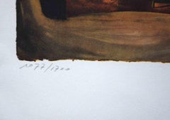 Plate II from "Suite Papillon" - Lithograph Attr. to S. Dali - 1969
