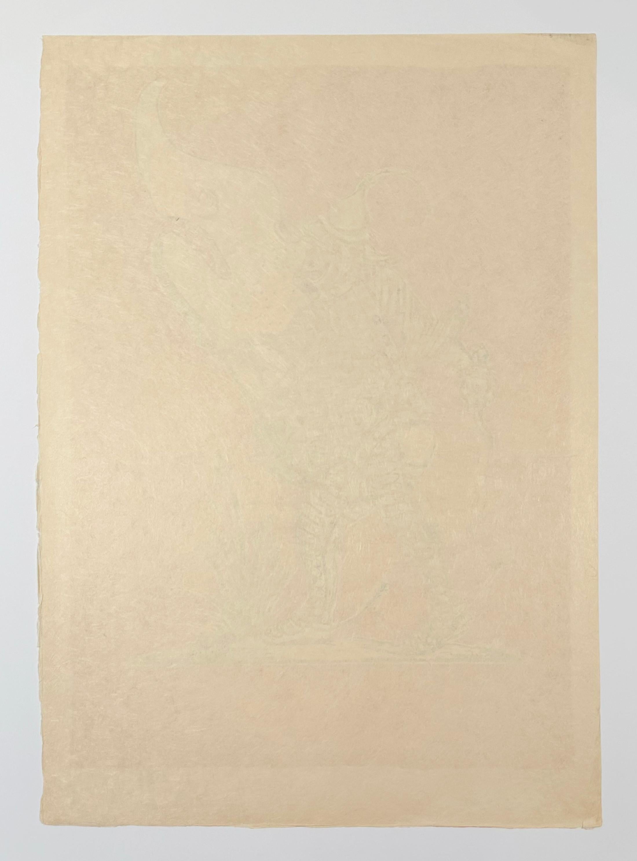 Artista: Salvador Dalì
Titolo: Piatto X, da Les Songes Drolatiques de Pantagruel
Medio: Litografia a colori su carta Japon
Anno: 1973
Edizione: 209/250
Dimensioni del foglio: 29 3/4