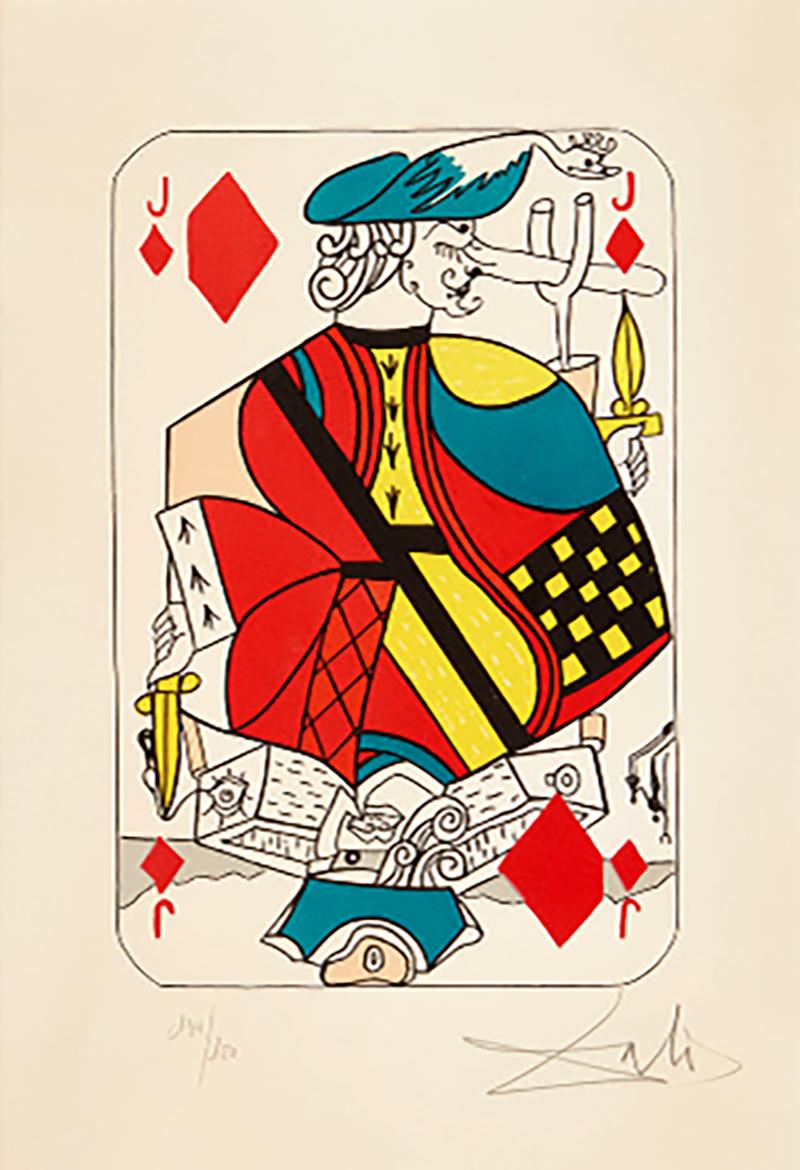 salvador dali playing cards