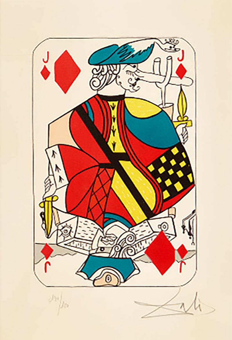 salvador dali playing cards