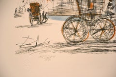 Plaza - Original Etching by S. Dali - 1966