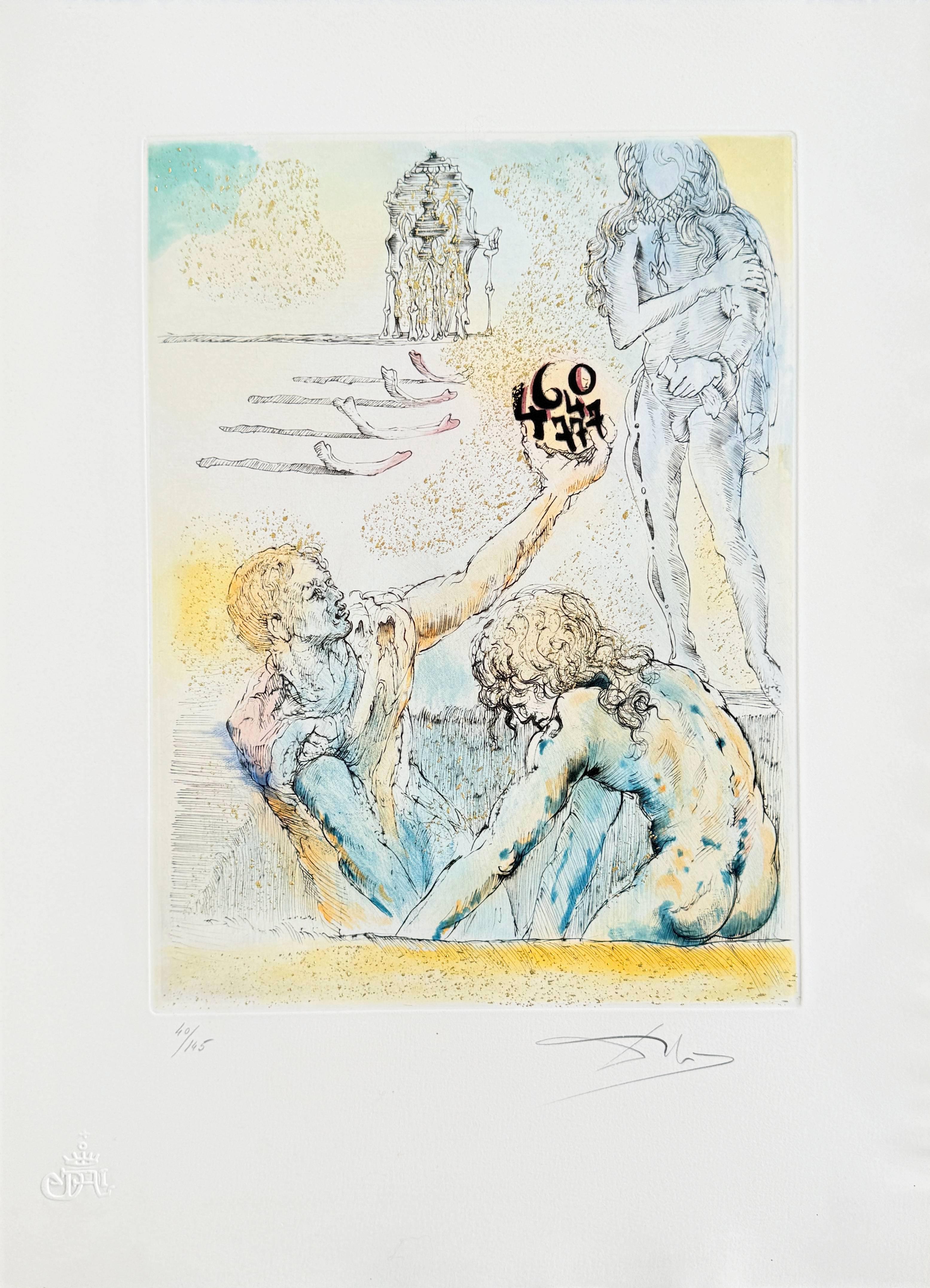 Portafolio: Hamlet - Print Beige de Salvador Dalí