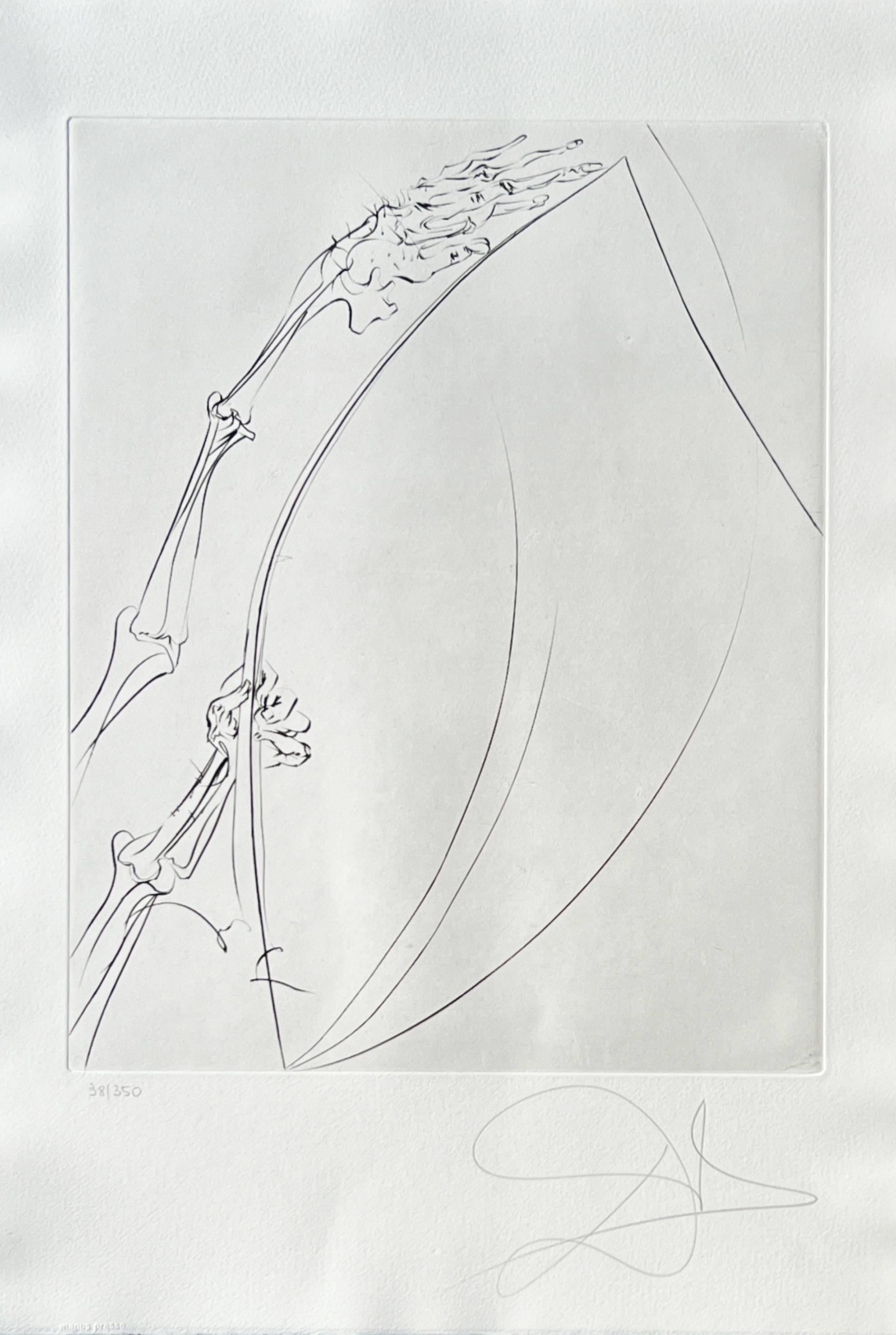 Salvador Dalí (1904–1989, Spain)
Portfolio: The Old Man and the Sea (Der alte Mann und das Meer), 1974

Salvador Dalí’s Der alte Mann und das Meer (1974) is a suite of six drypoint etchings on ARCHES FRANCE paper (watermarked), inspired by Ernest