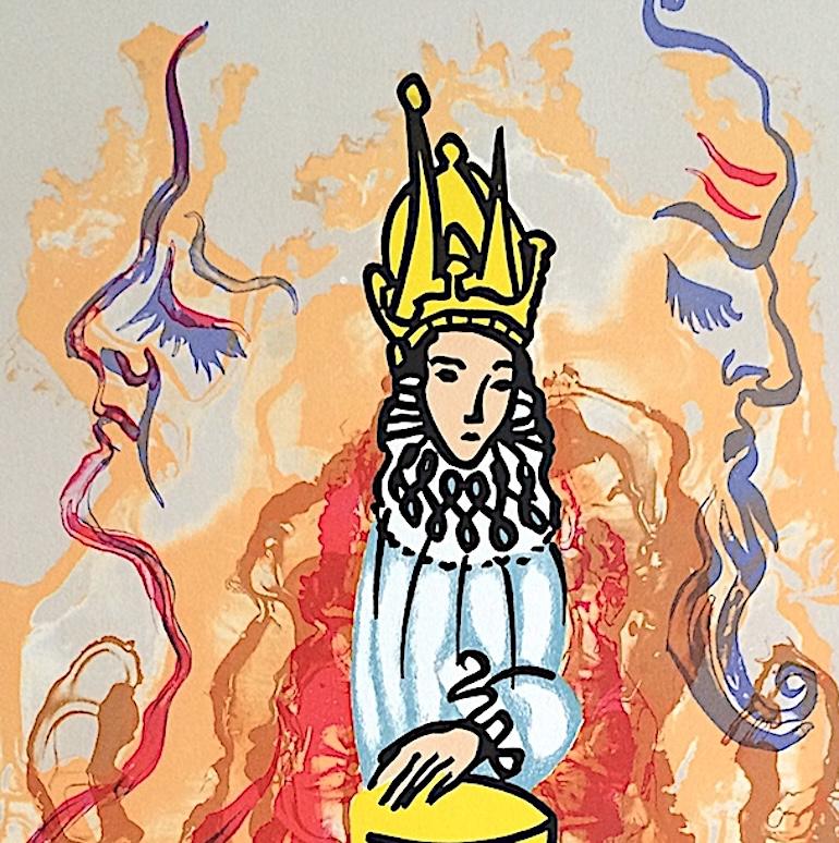 Künstler - Salvador Dali (Spanier, 1904-1989)
Titel - PRINCE OF CUPS, Tarotkarten-Serie
Herausgeber - DALART N.V.
Erscheinungsjahr - 1979
Medium - Lithographie auf Arches Cover 270 g/m². 100% säurefrei, signiert mit Bleistift, bezeichnet 2/5 PP