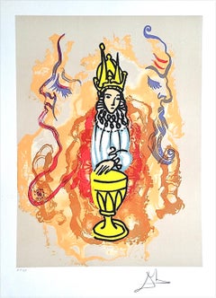 PRINCE OF CUPS 1979, litografia firmata su archi, serie di carte dei tarocchi