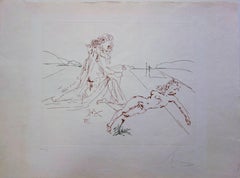 Épris d'une folle passion - Original etching - 1979 - 50 exem