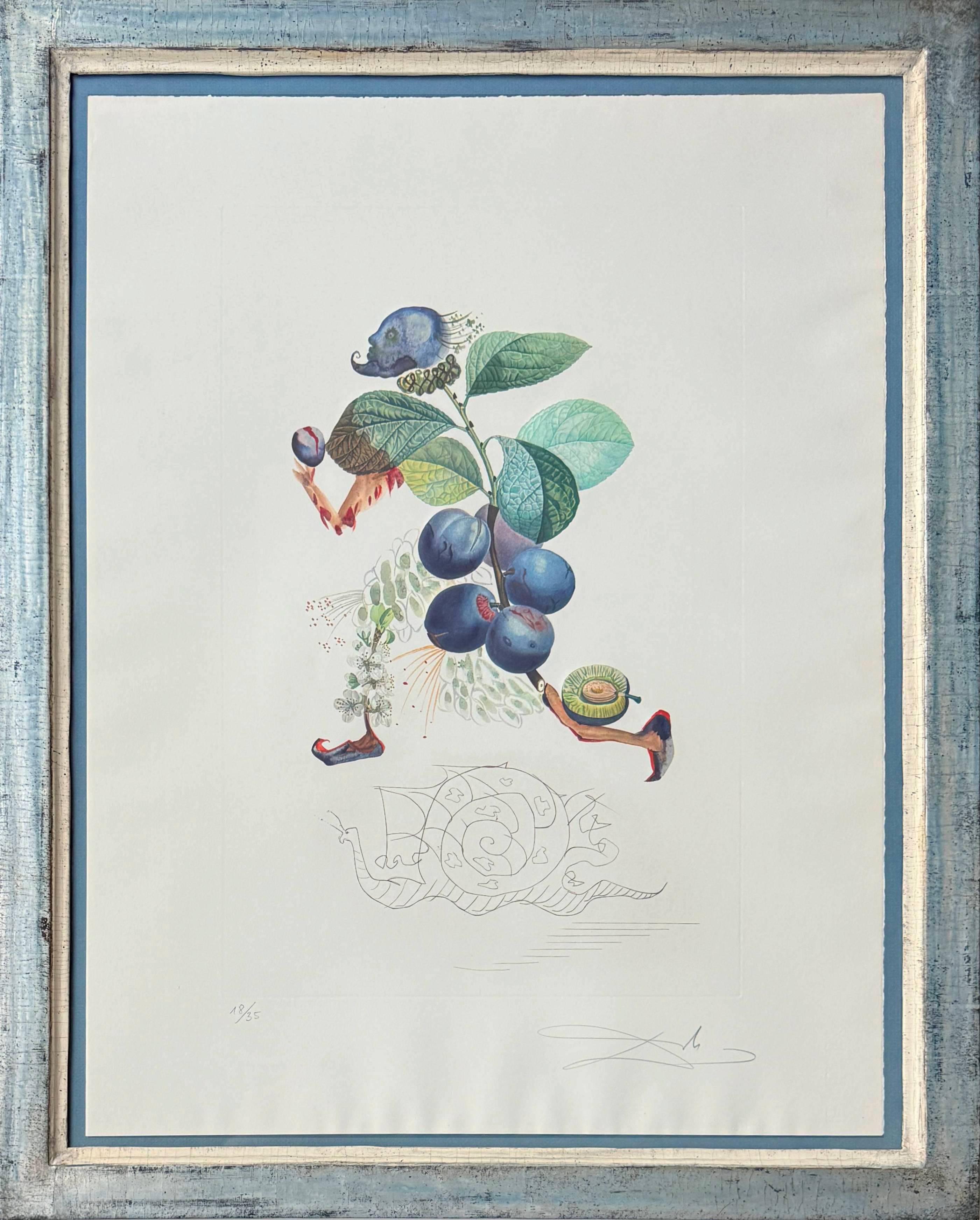 Salvador Dalí Print - Prunier hâtif (Hurrying Plum-tree)