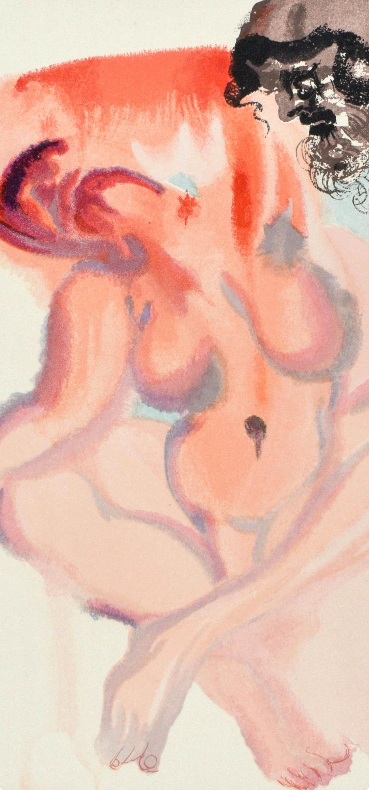 Purgatorio, Canto III (Campo 189-200; M/L. 1039-1138), La Divina Commedia - Print de Salvador Dalí