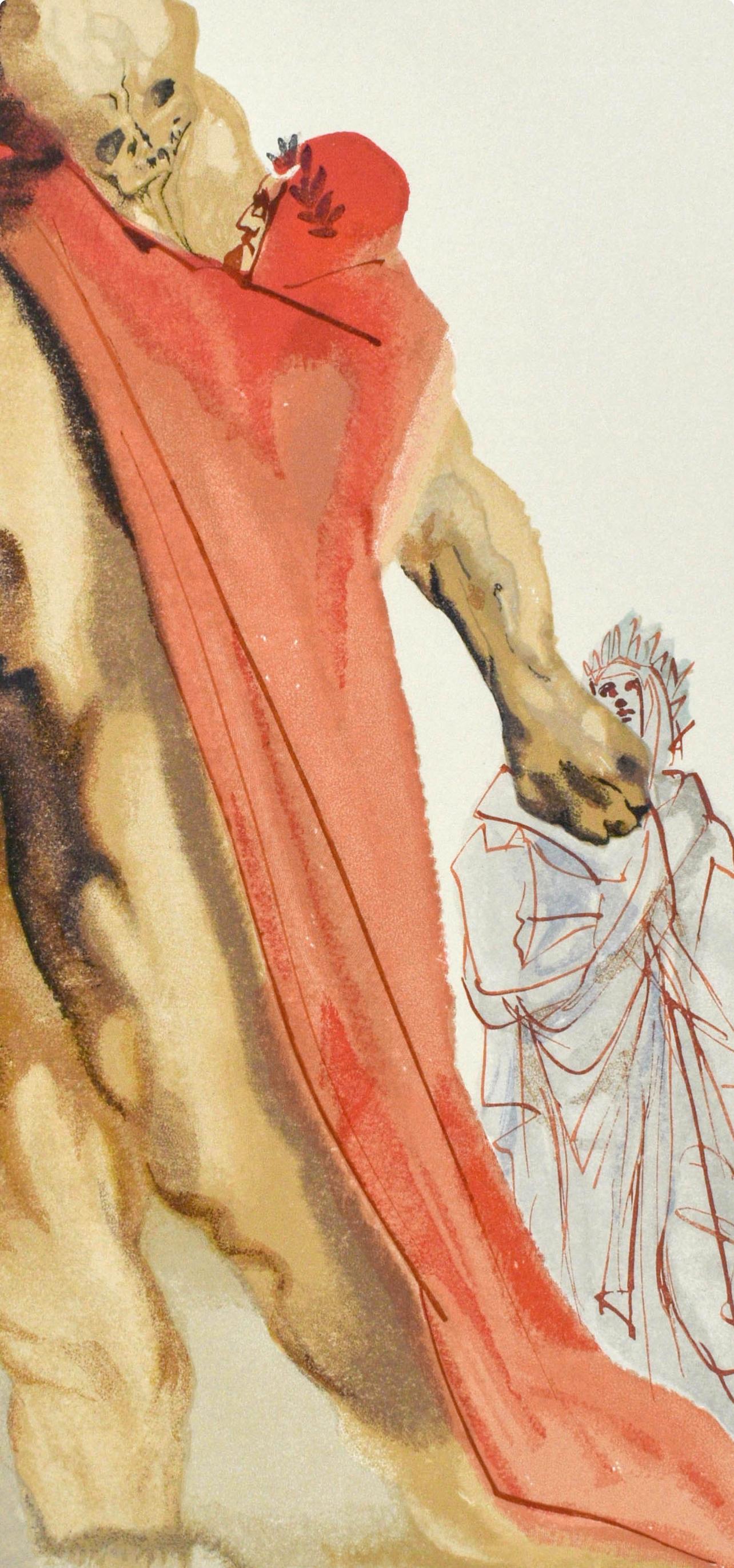 Purgatorio, Canto V (Campo 189-200; M/L. 1039-1138), La Divina Commedia - Print de Salvador Dalí