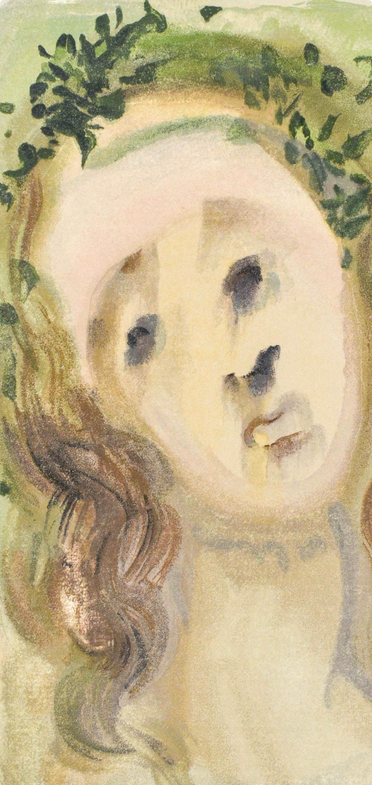 Purgatorio, Canto X (Field 189-200; M/L. 1039-1138), La Divina Commedia - Print by Salvador Dalí