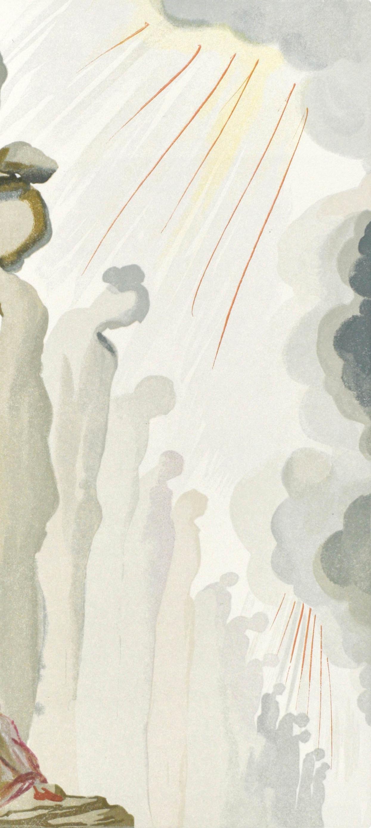 Purgatorio, Canto XIII (Campo 189-200; M/L. 1039-1138), La Divina Commedia - Print Surrealismo di Salvador Dalí