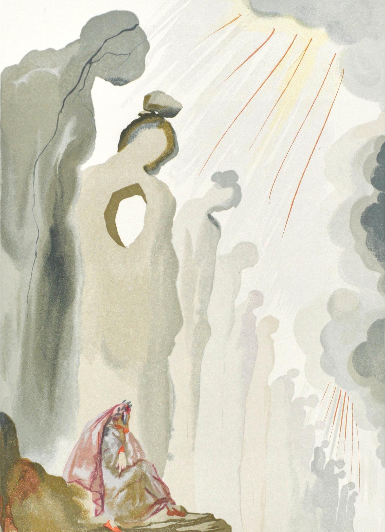 Figurative Print di Salvador Dalí - Purgatorio, Canto XIII (Campo 189-200; M/L. 1039-1138), La Divina Commedia