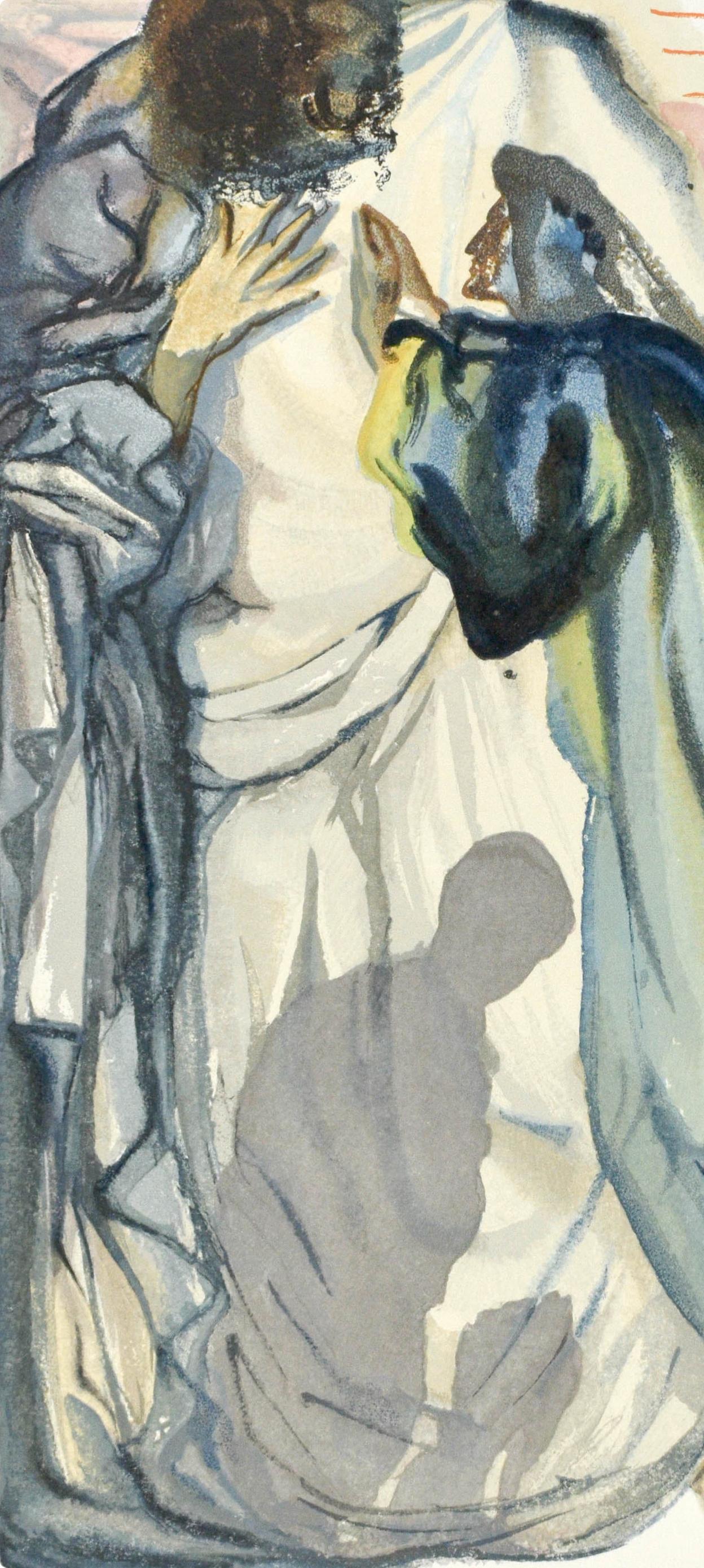 Purgatorio, Canto XIV (Field 189-200; M/L. 1039-1138), La Divina Commedia - Print by Salvador Dalí