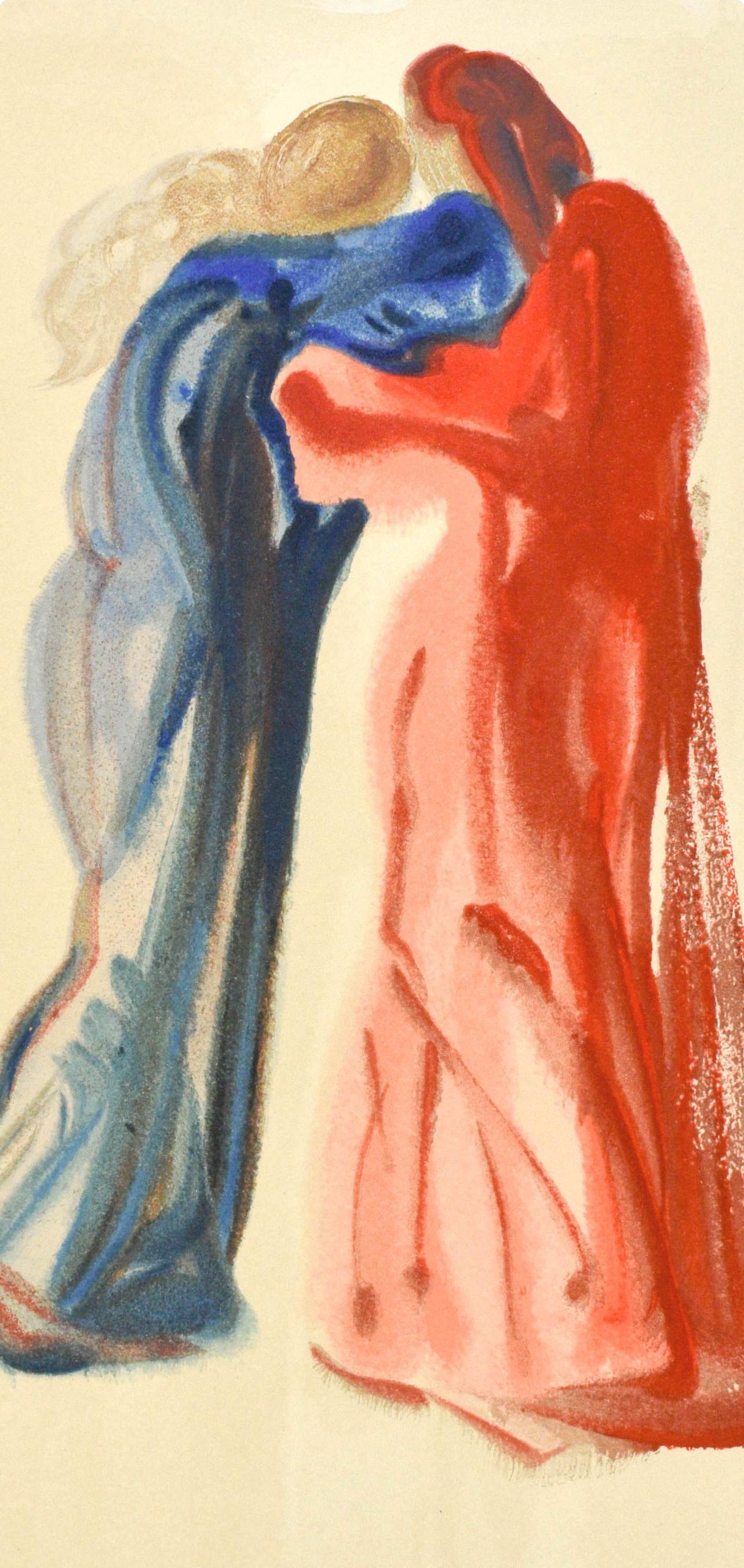 Purgatorio, Canto XXIX (Field 189-200; M/L. 1039-1138), La Divina Commedia - Print by Salvador Dalí