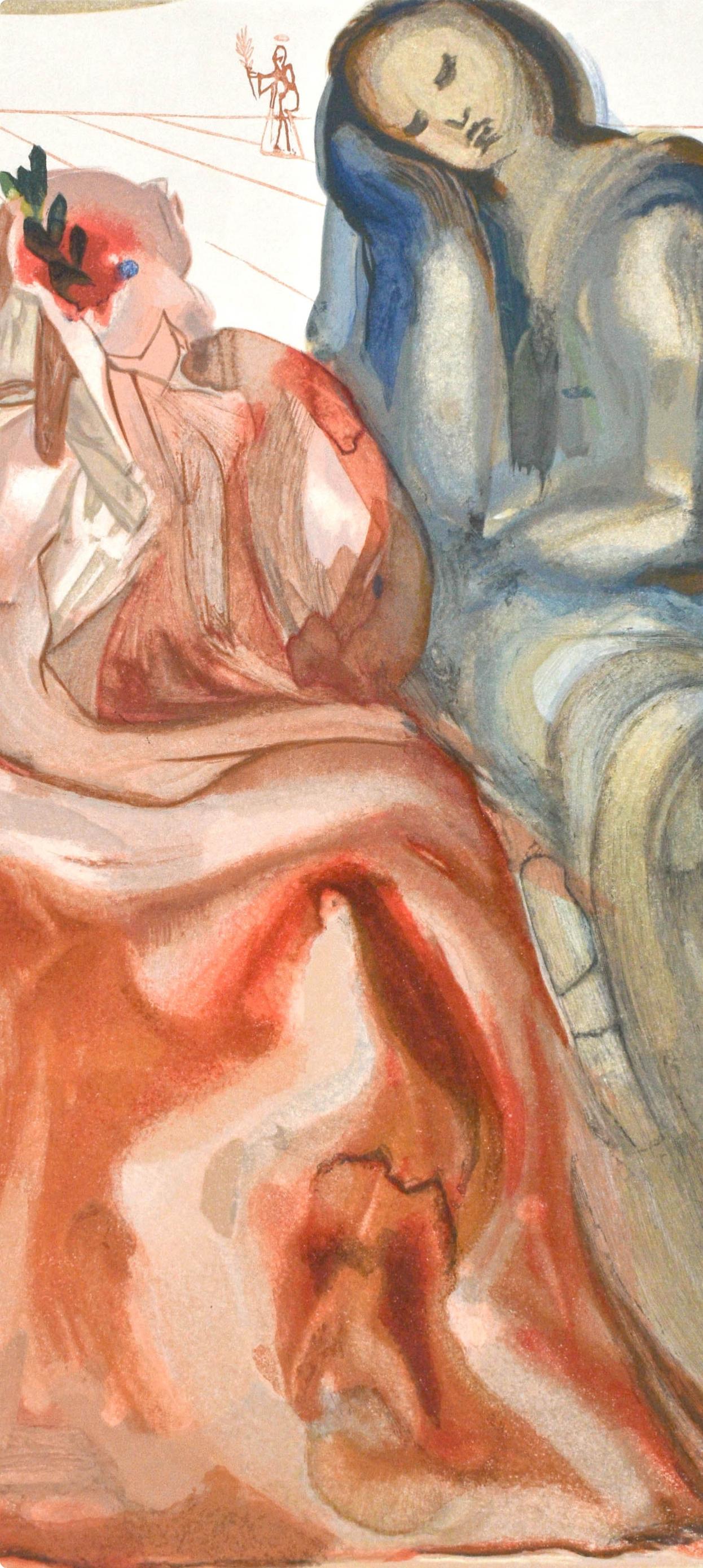 Purgatorio, Canto XXXI (Field 189-200; M/L. 1039-1138), La Divina Commedia - Print by Salvador Dalí