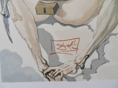 Purgatory 1 - The Fallen Angel - Woodcut - 1963