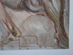 Purgatory 15 : The Envy - Color woodcut - 1963 (Field p 189 à 200)