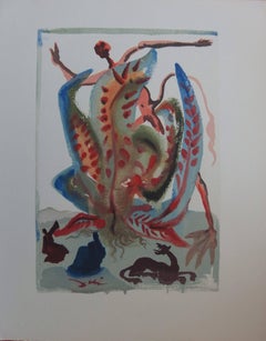 Purgatorio 23 - La Gula - xilografía - 1963 (Campo #p. 189)