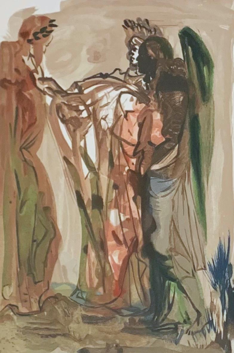 El Purgatorio: Canto 11 de La Divina Comedia - Print Surrealista de Salvador Dalí