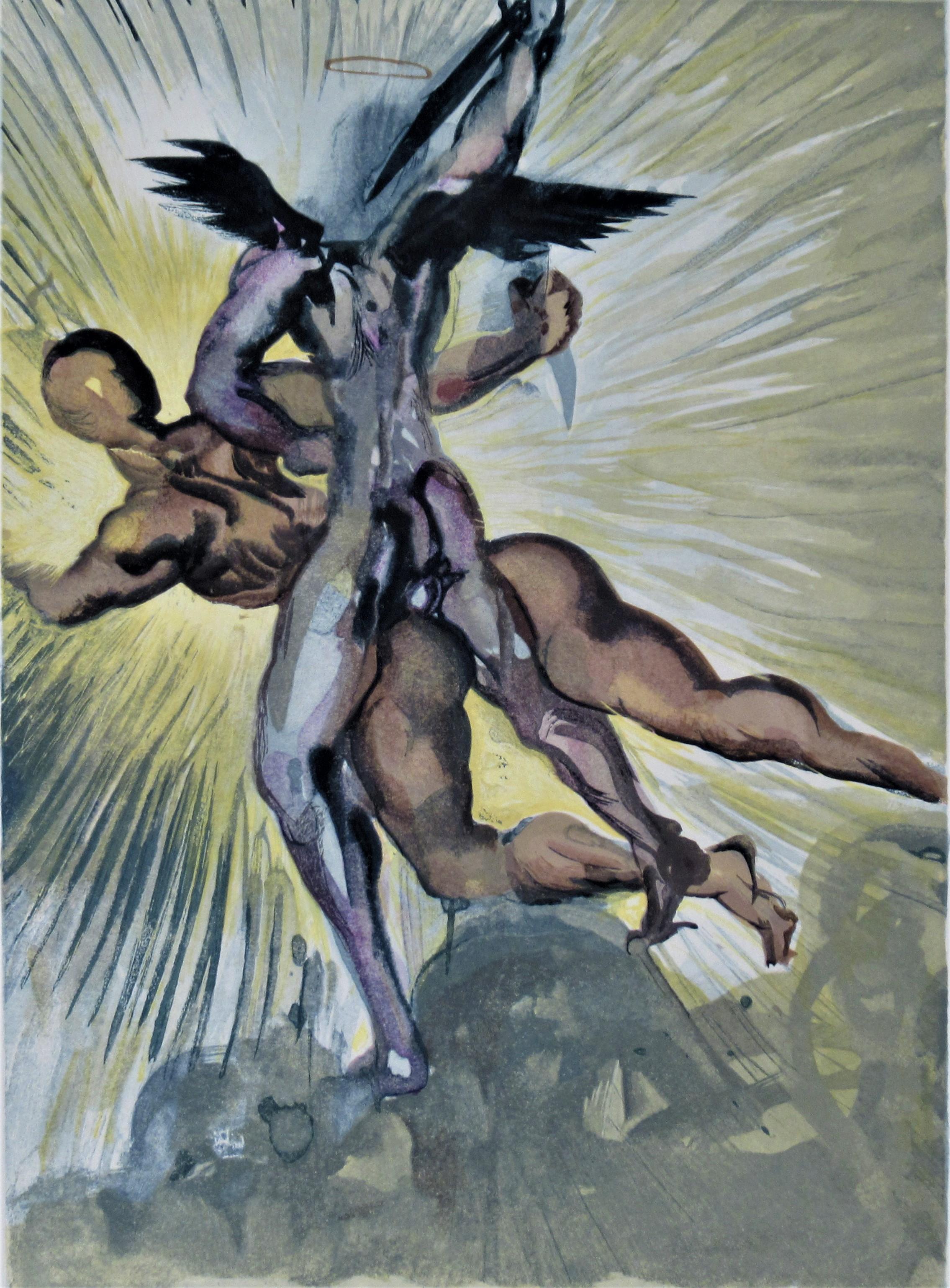 Purgatory Canto 8 - Print by Salvador Dalí