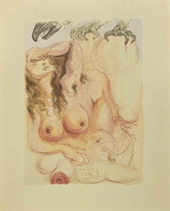 Purgatory, Plate 9 - Woodcut - 1963