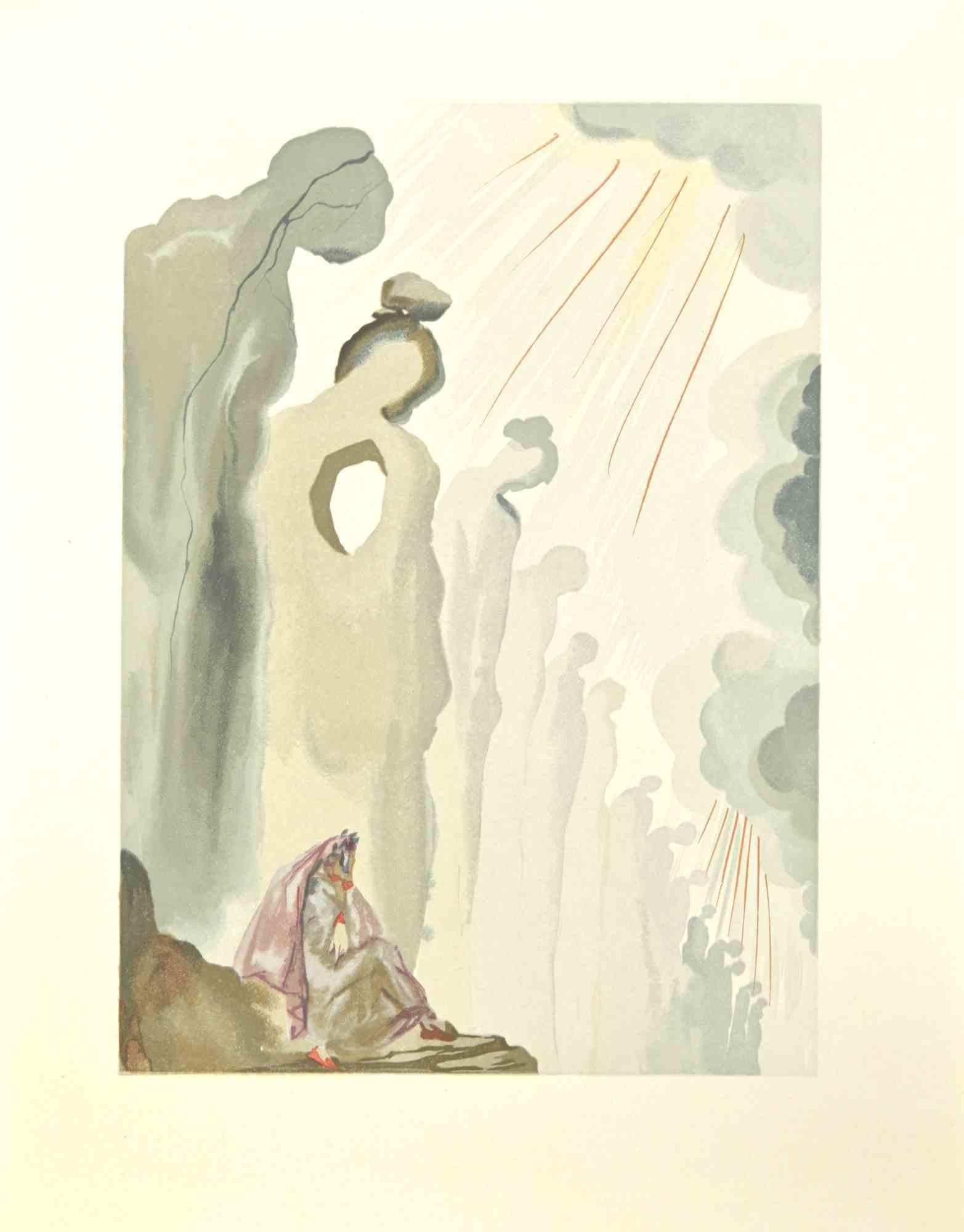 Salvador Dalí Figurative Print – Wäscheschränke – Holzschnitt – 1963