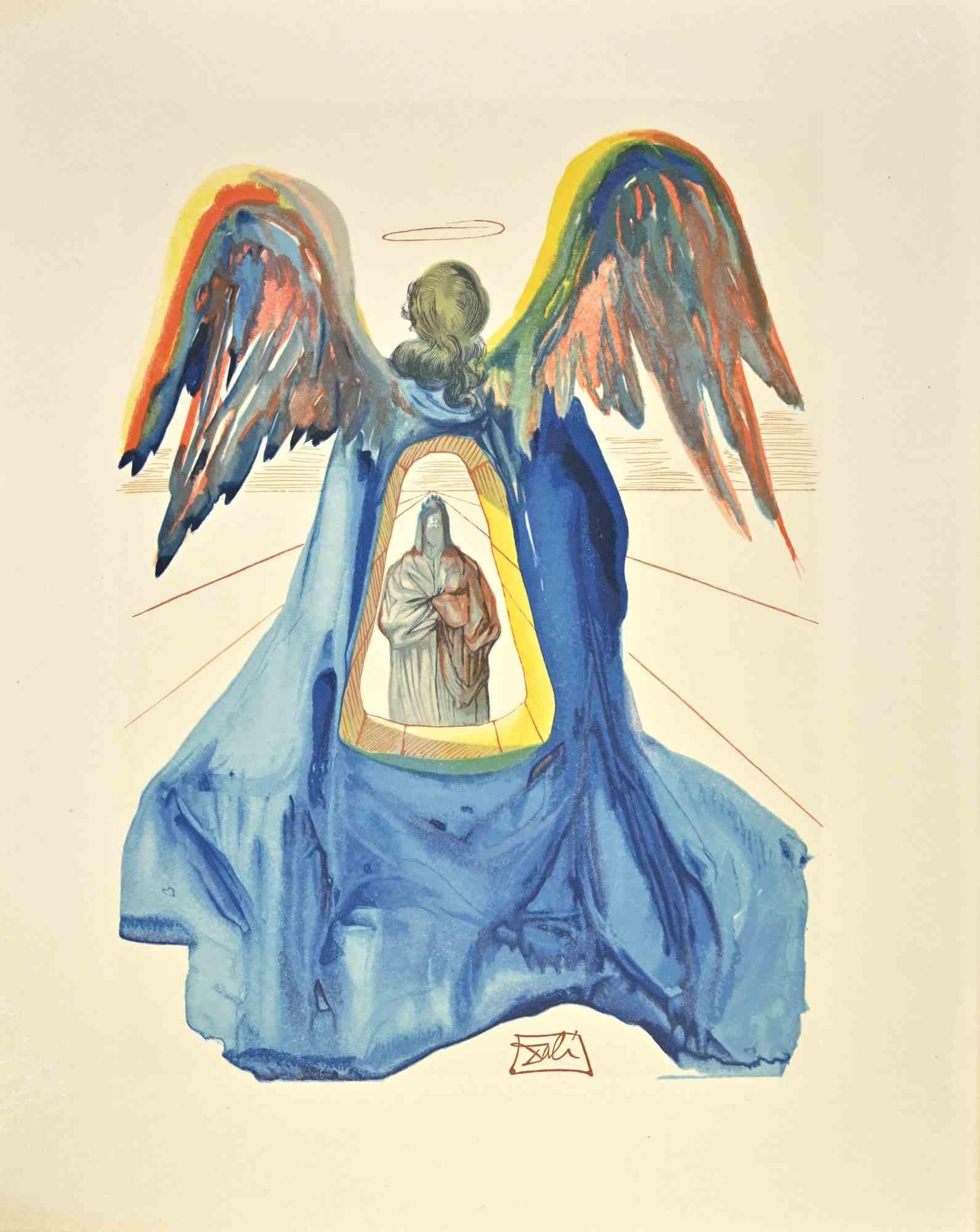 Salvador Dalí Figurative Print – Purified Dante – Lithographie – Lithographie – 1963