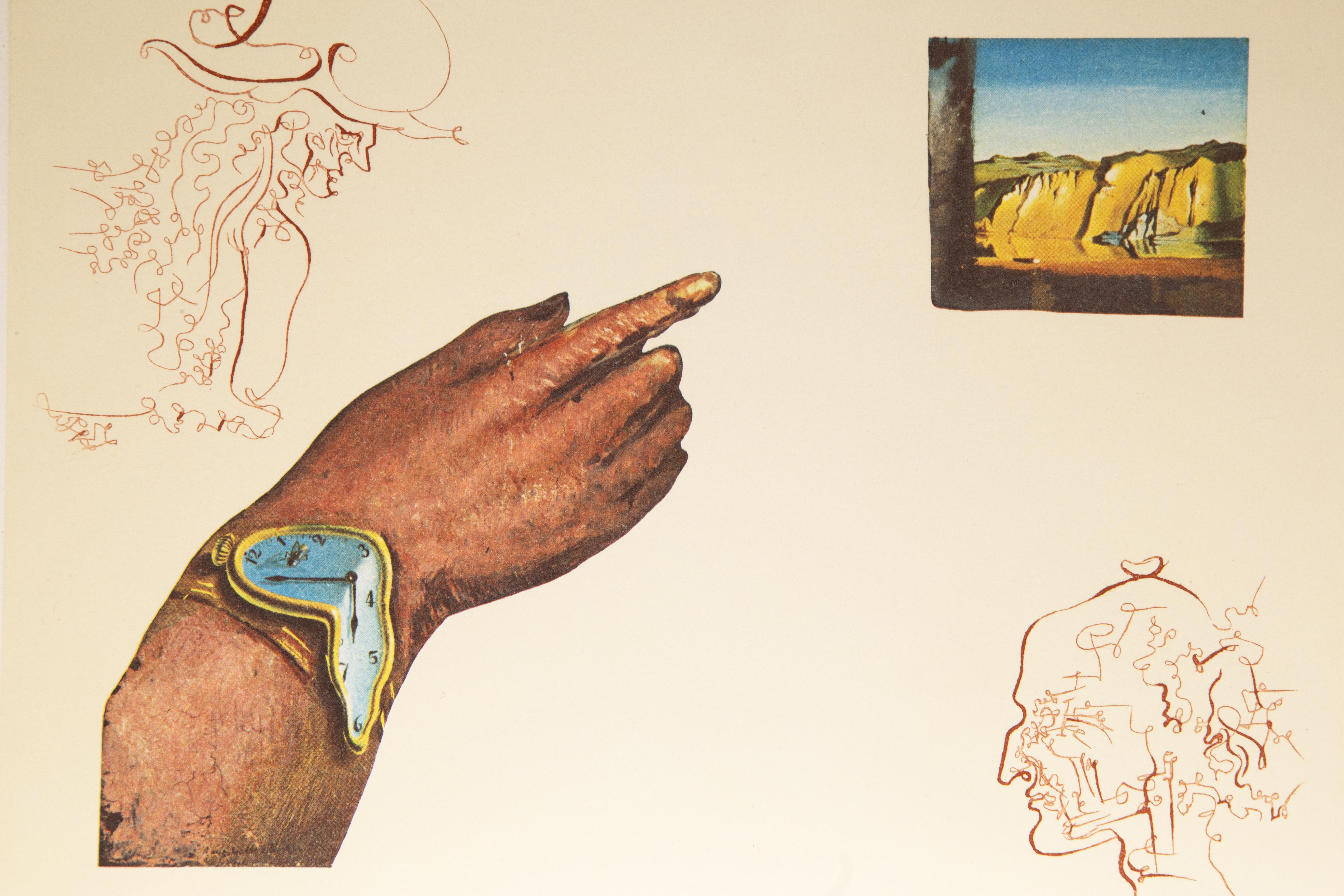 Reflection des cycles de la vie, lithographie et gravure de Salvador Dali - Print de Salvador Dalí