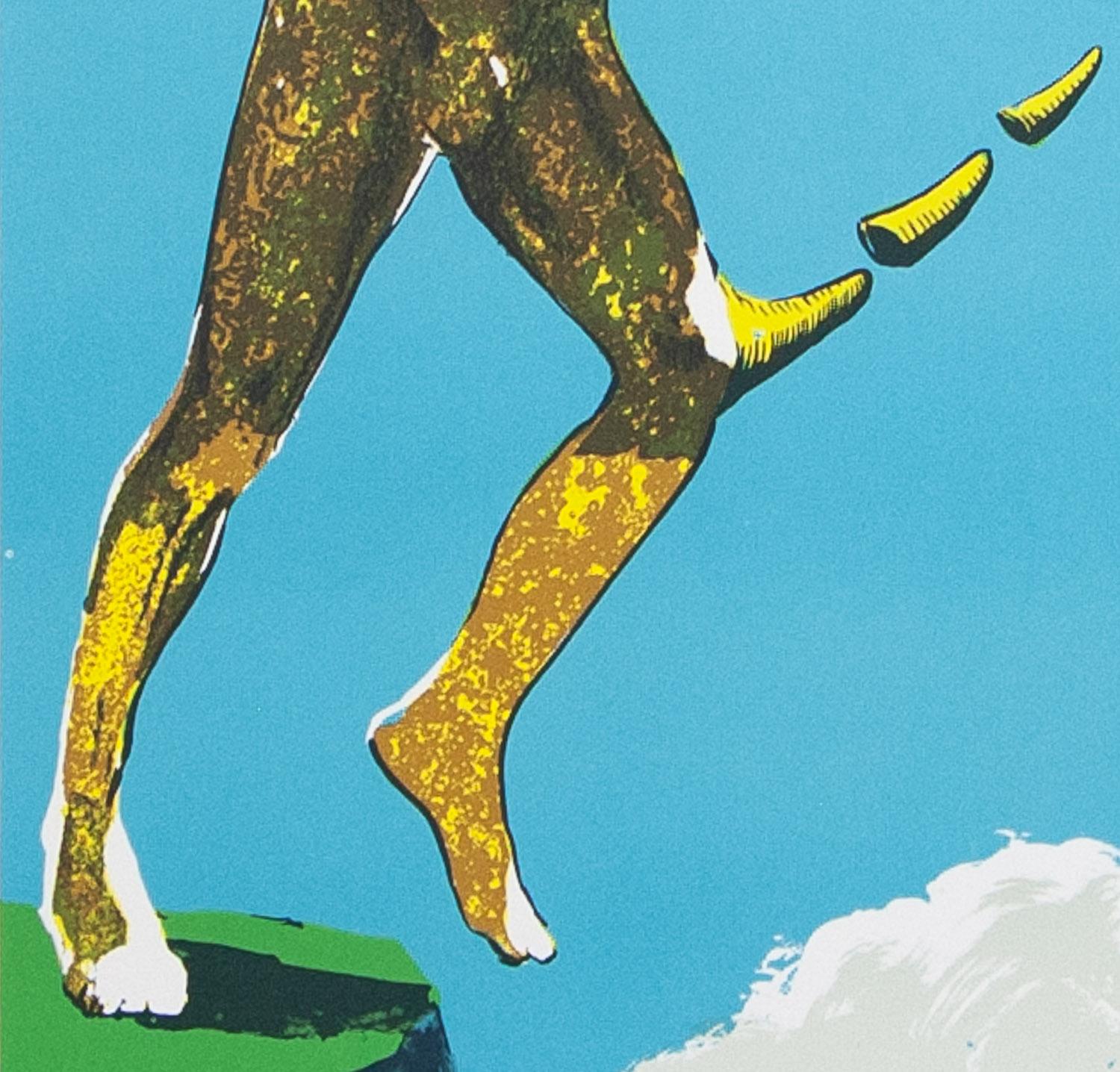       Release of the Psychic Spirit from Magic Butterfly & the Dream ( Tarot ) suite is an original signed limited ed. 5/250 lithograph by Salvador Dali. Published by Levine and Levine, 1977 and printed on Arches paper. The suite consists of two