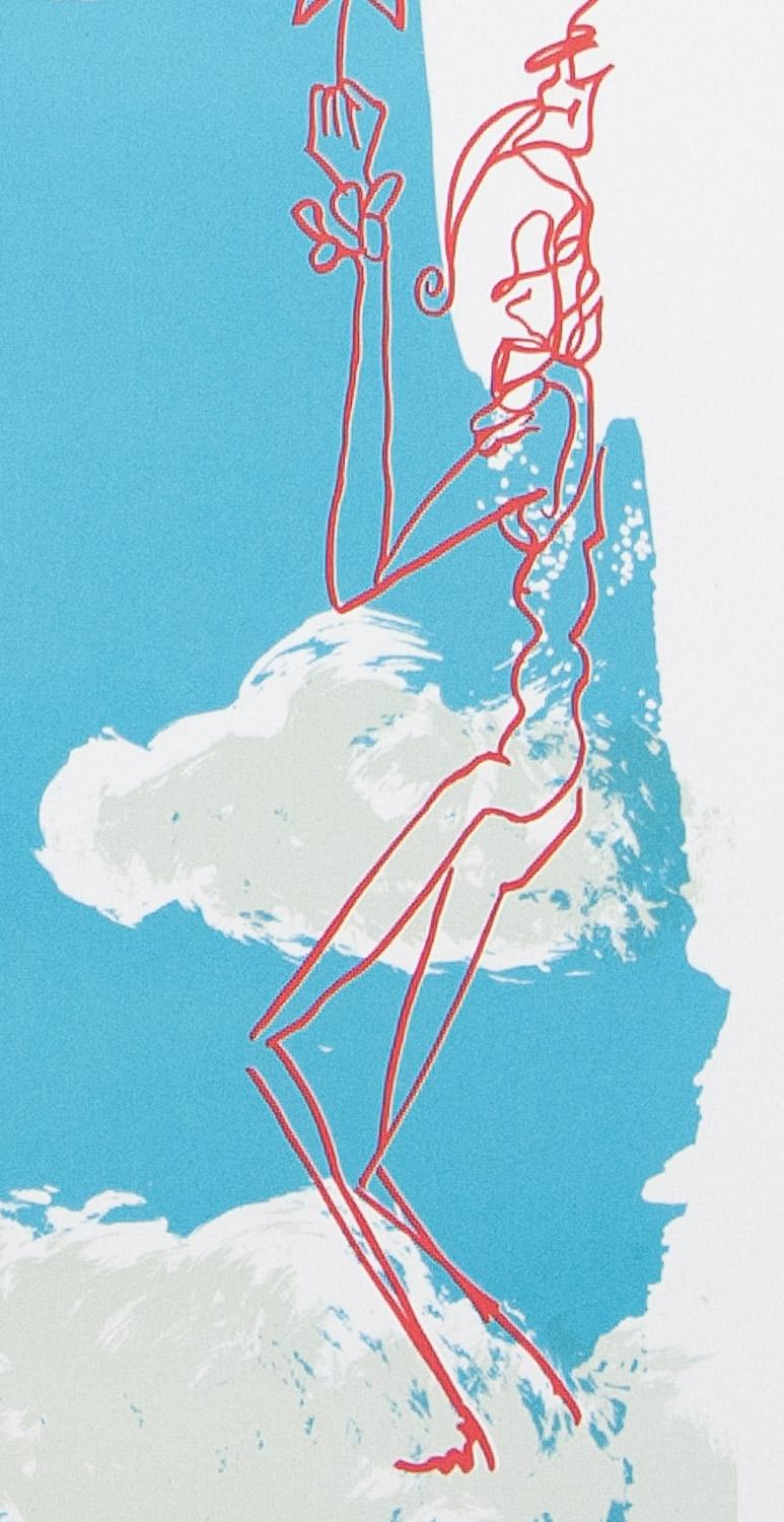 Release of the Psychic Spirit ( Tarot ) original lithograph Salvador Dali 1977 For Sale 1