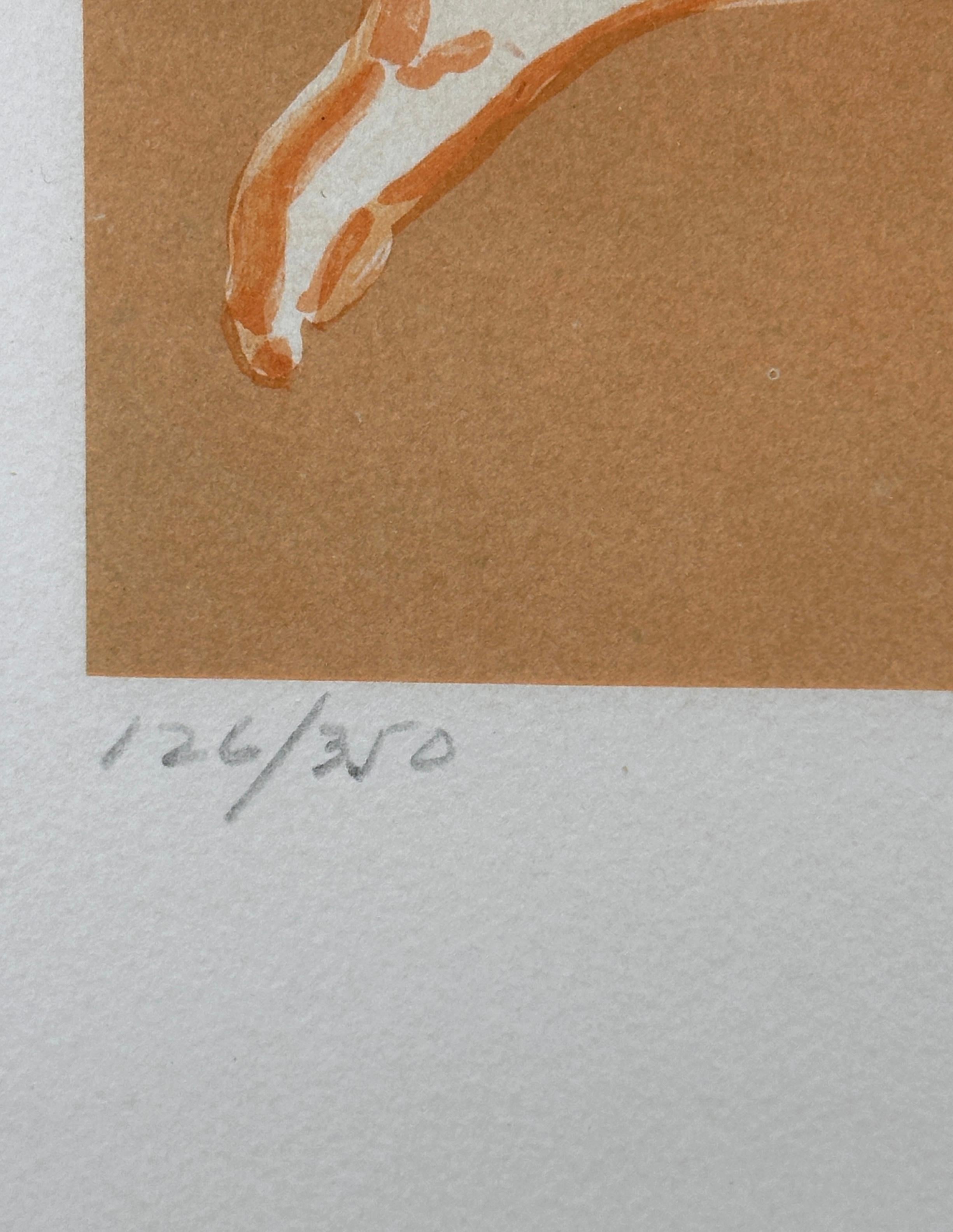Retrospectiva La agonía del amor - Print Beige de Salvador Dalí