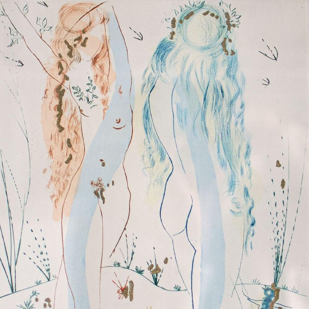 Nude Print Salvador Dalí - Retour O Shulamite